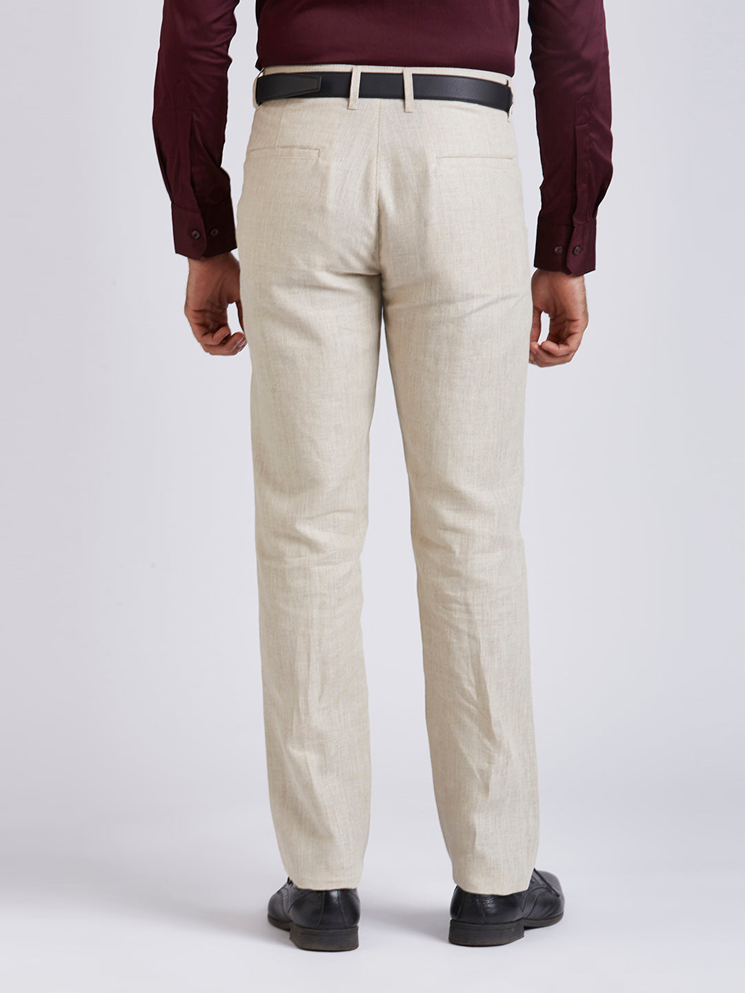 SHIK - PURE LINEN PANTS -KHAKHI