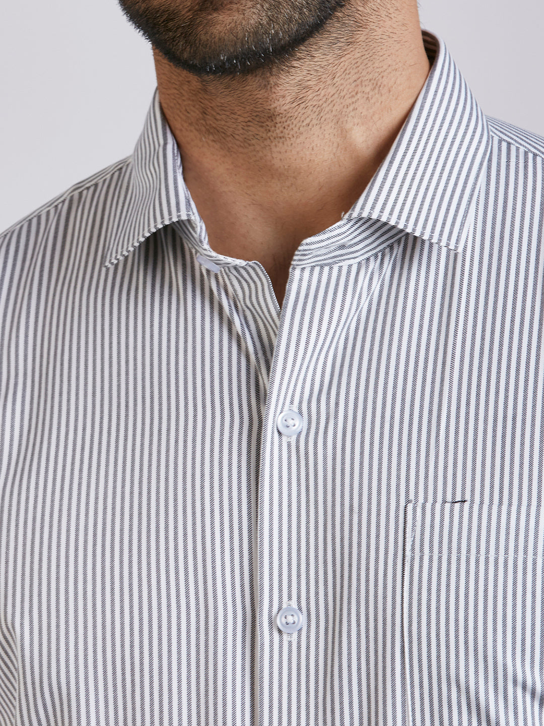 Classic Stripe shirt - Grey