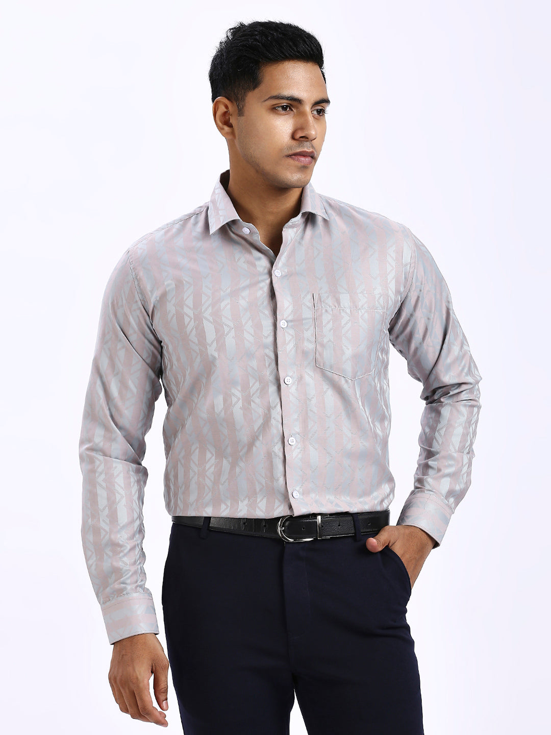 Yuti - Causal Stripe Slim Fit shirt