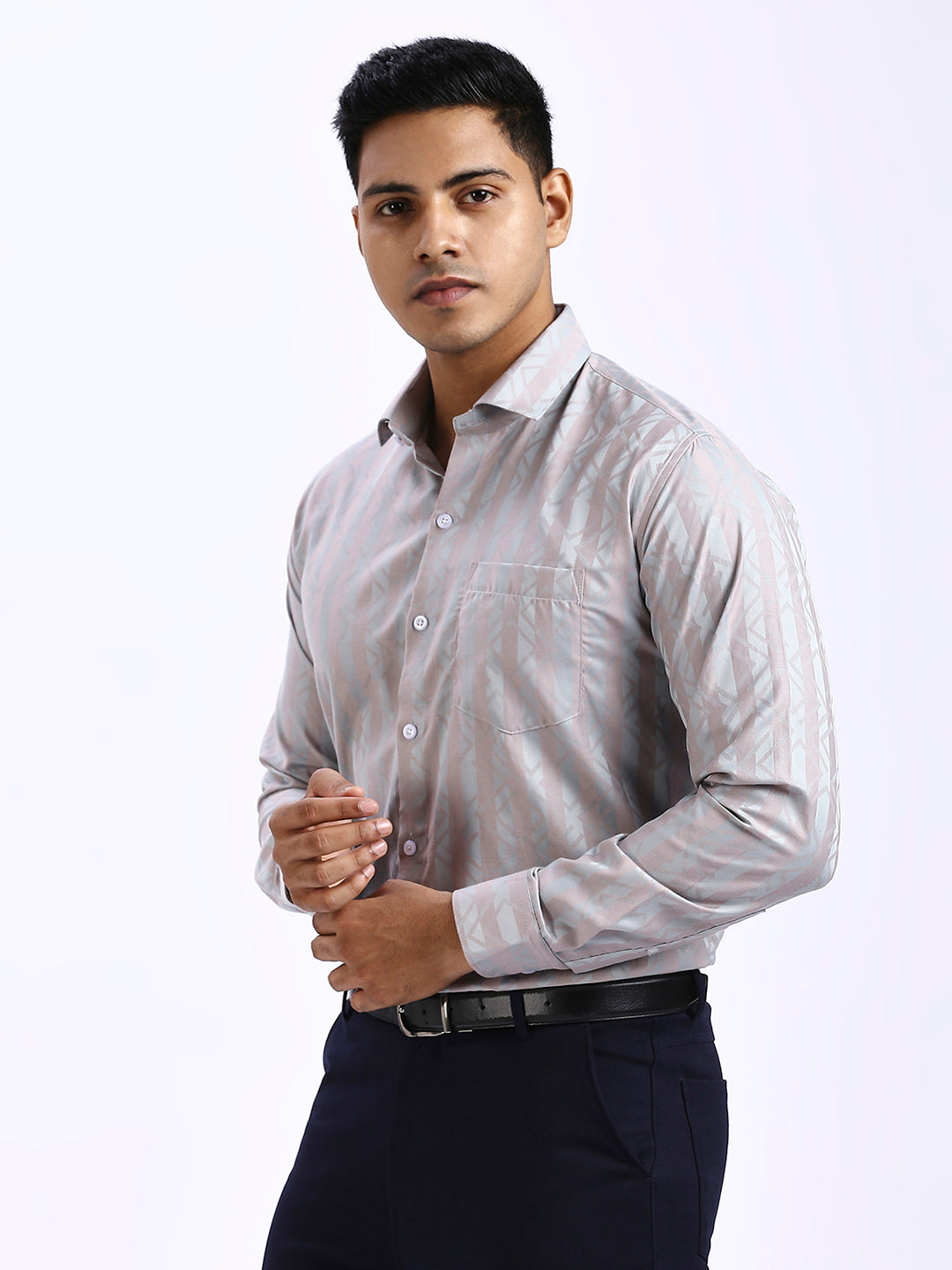 Yuti - Causal Stripe Slim Fit shirt