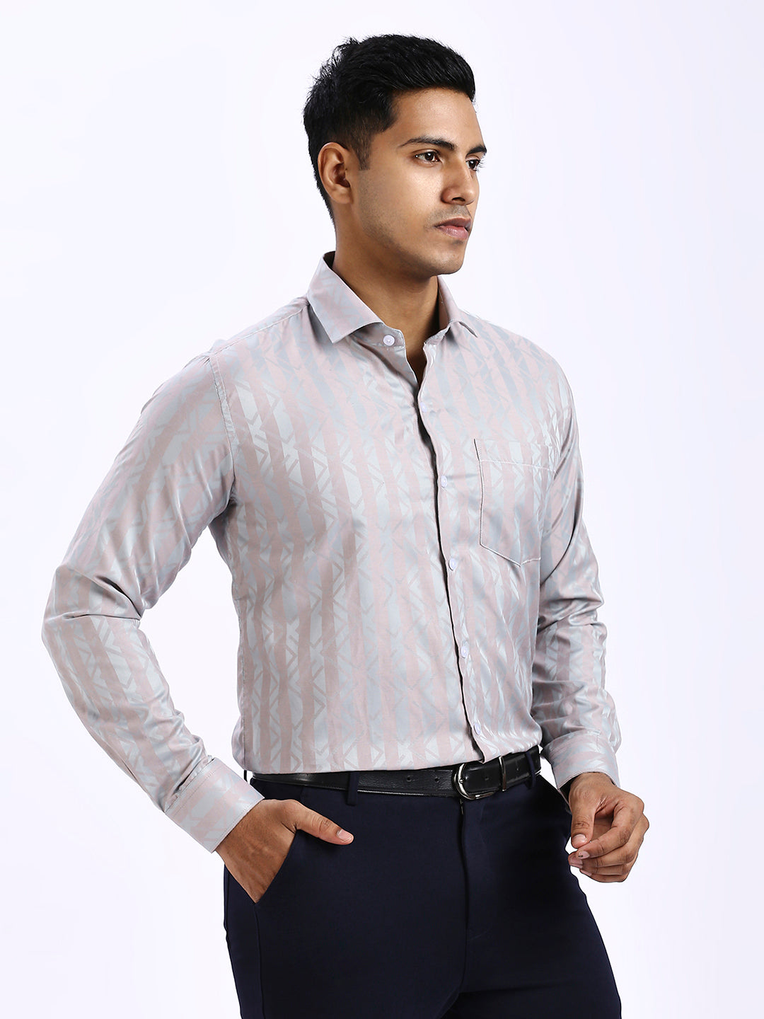 Yuti - Causal Stripe Slim Fit shirt
