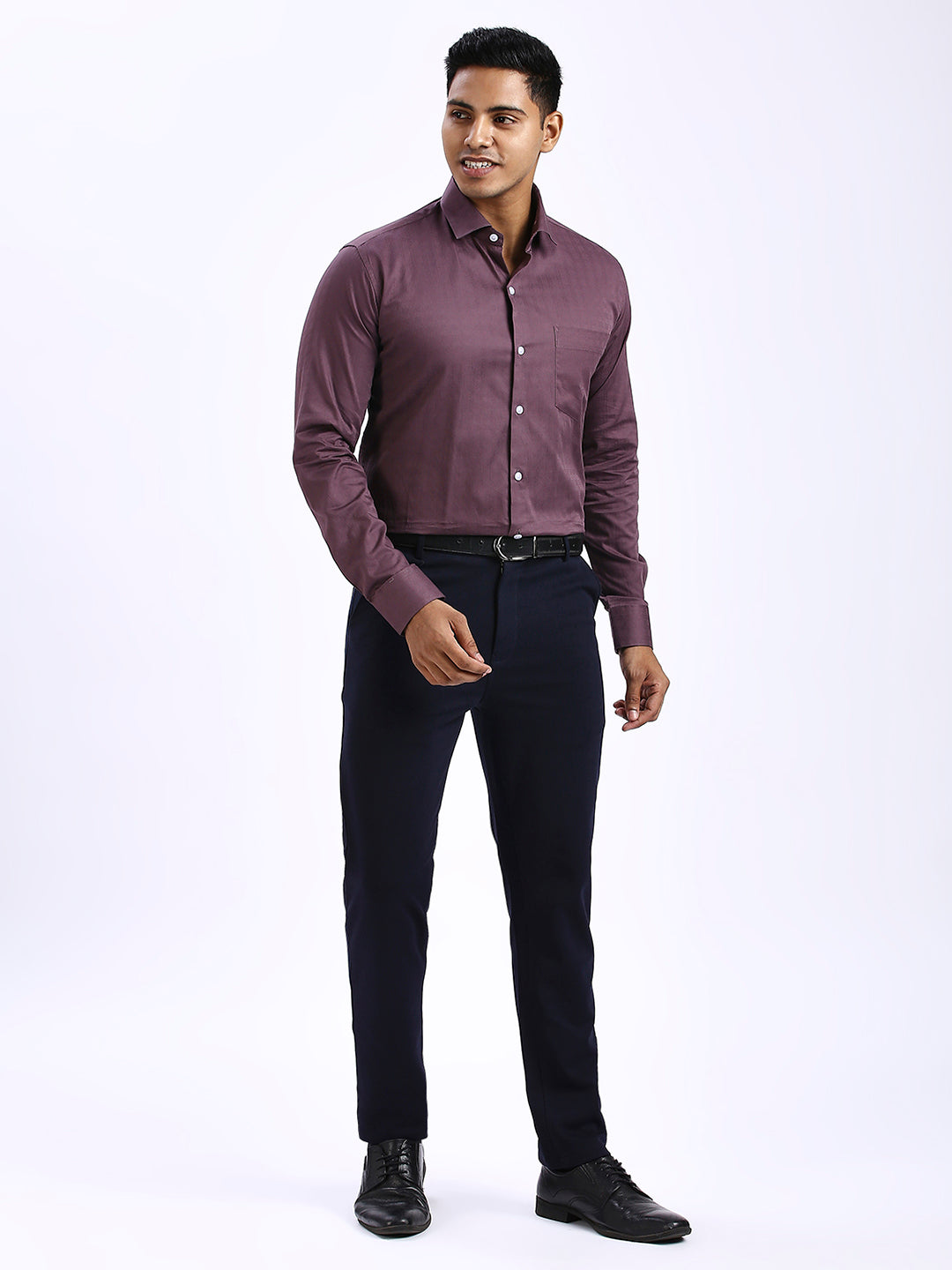 Drex - Self Checks shirt - Onion Pink