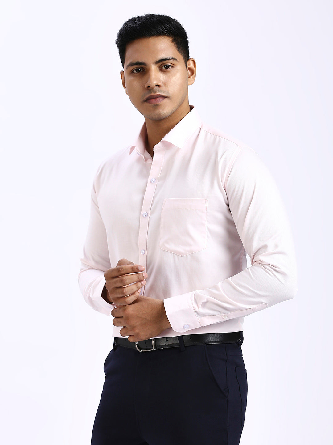 Cleek - Chevron Formal shirt - Pink