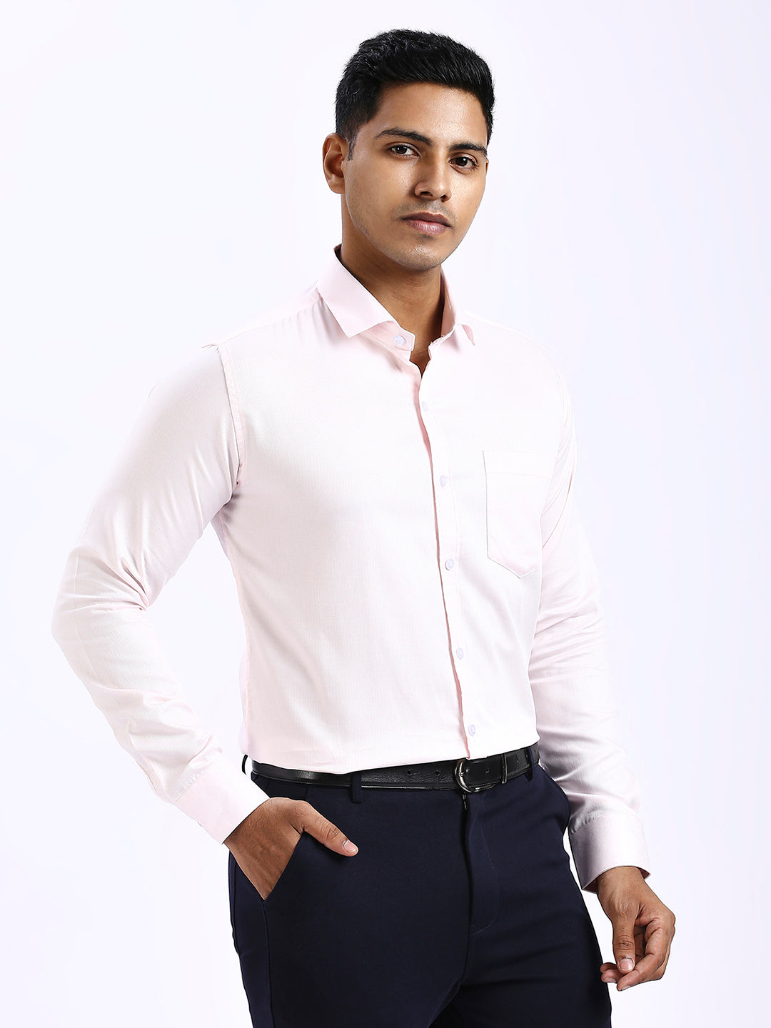 Cleek - Chevron Formal shirt - Pink