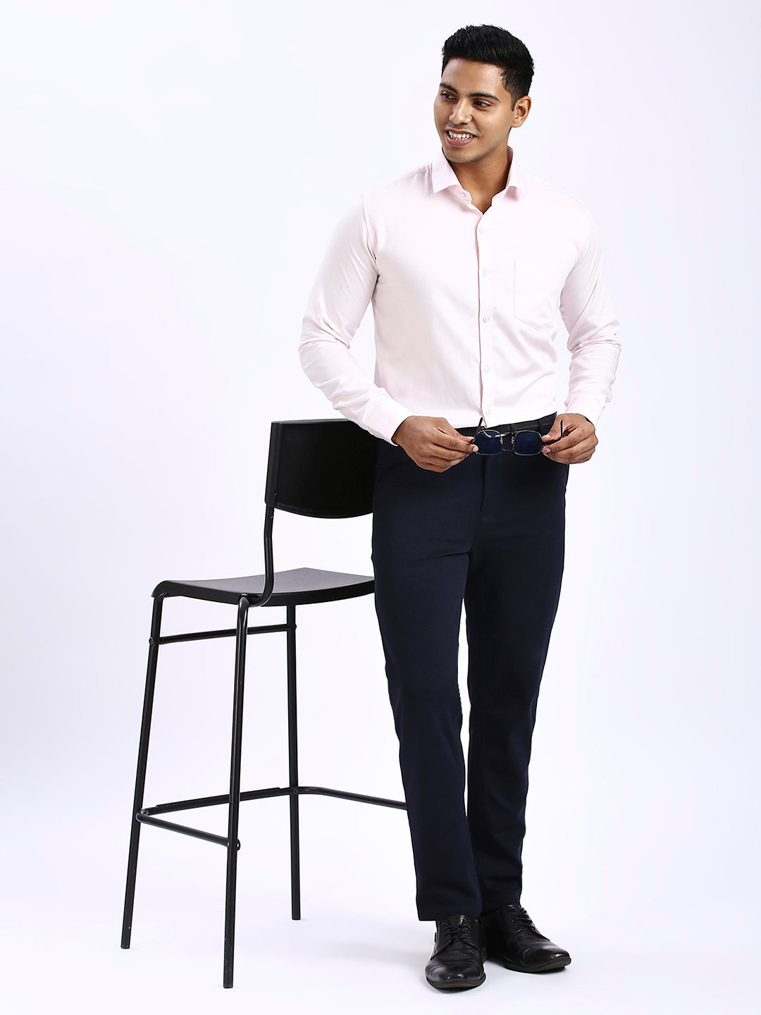 Cleek - Chevron Formal shirt - Pink