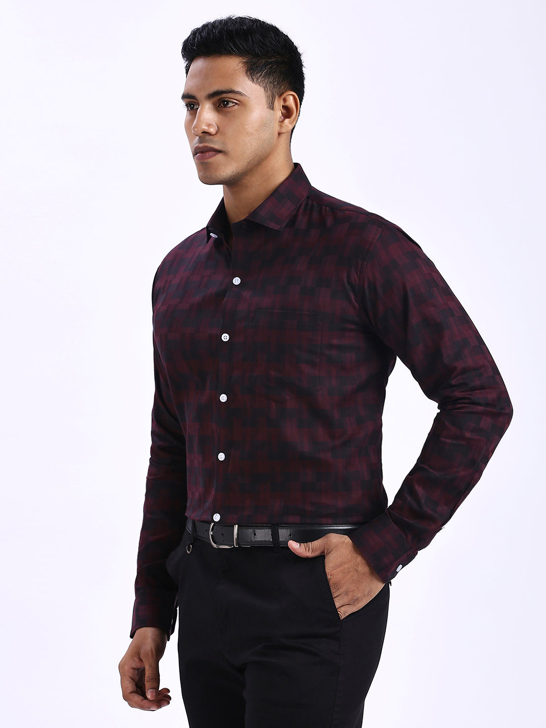 Salter -causal slim fit shirt
