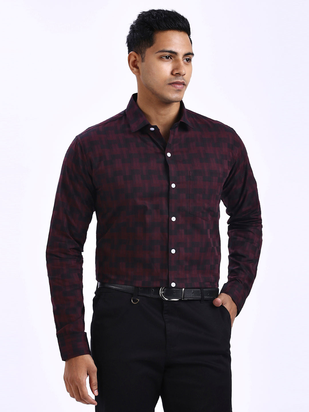Salter -causal slim fit shirt