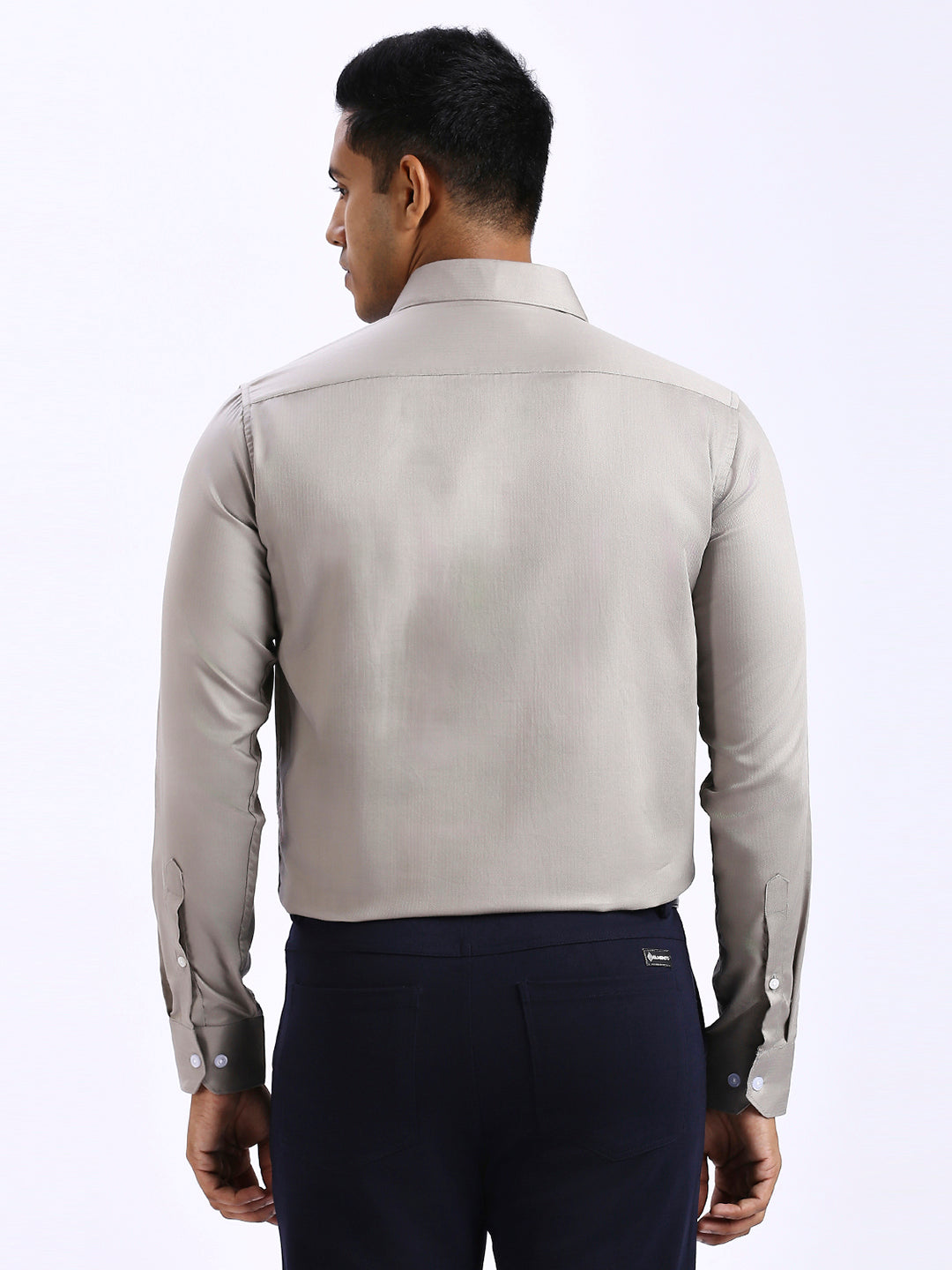 Cleek - Chevron Formal shirt - Grey