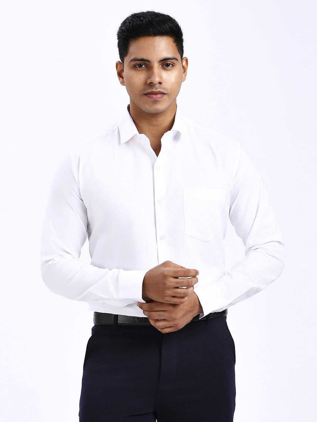 Drex - Self Checks shirt - White