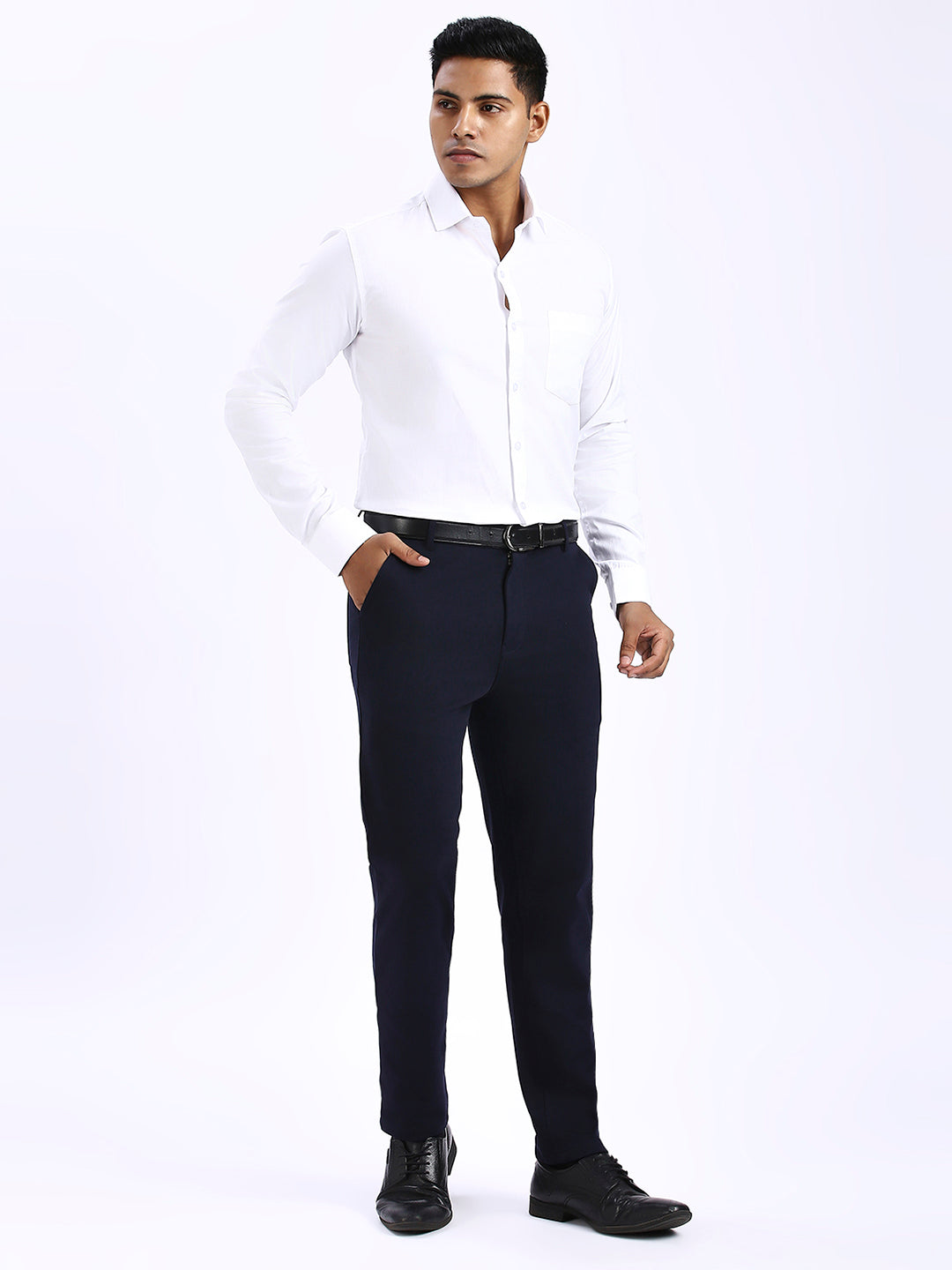 Drex - Self Checks shirt - White