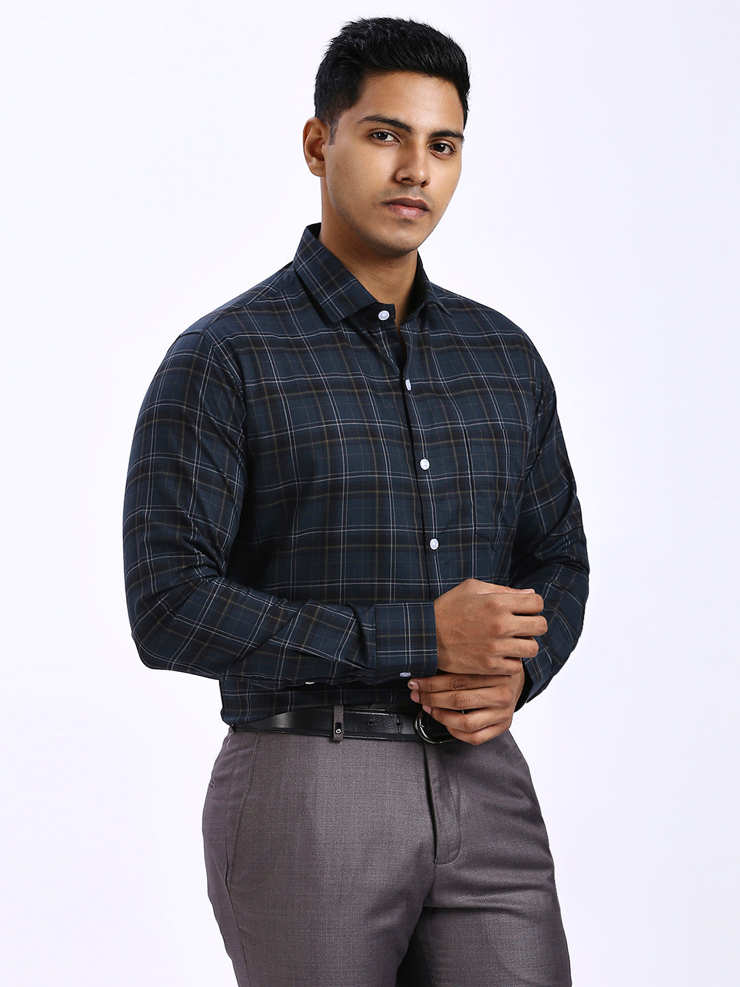Cole - Slim fit Checkered Shirt