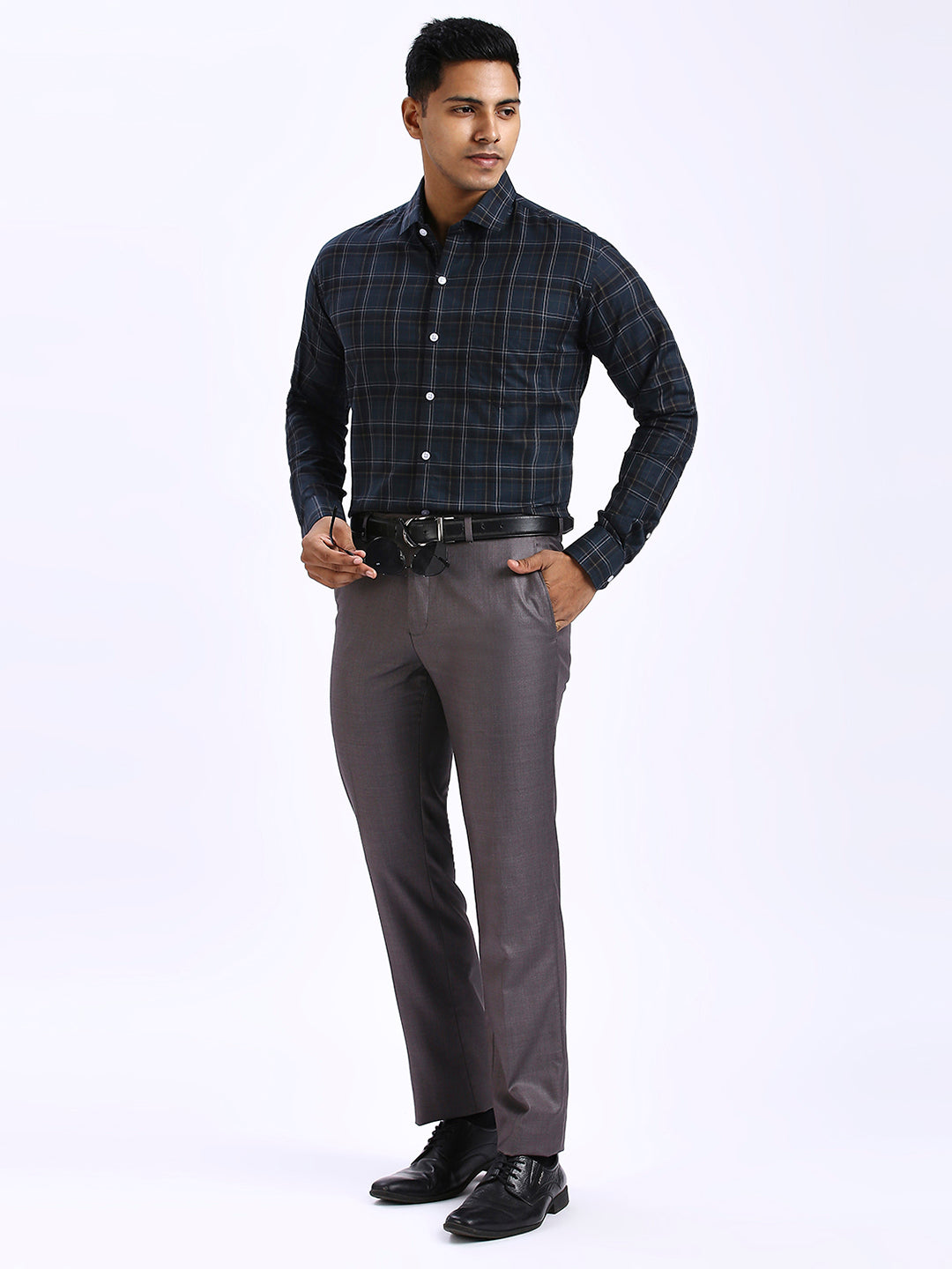Cole - Slim fit Checkered Shirt