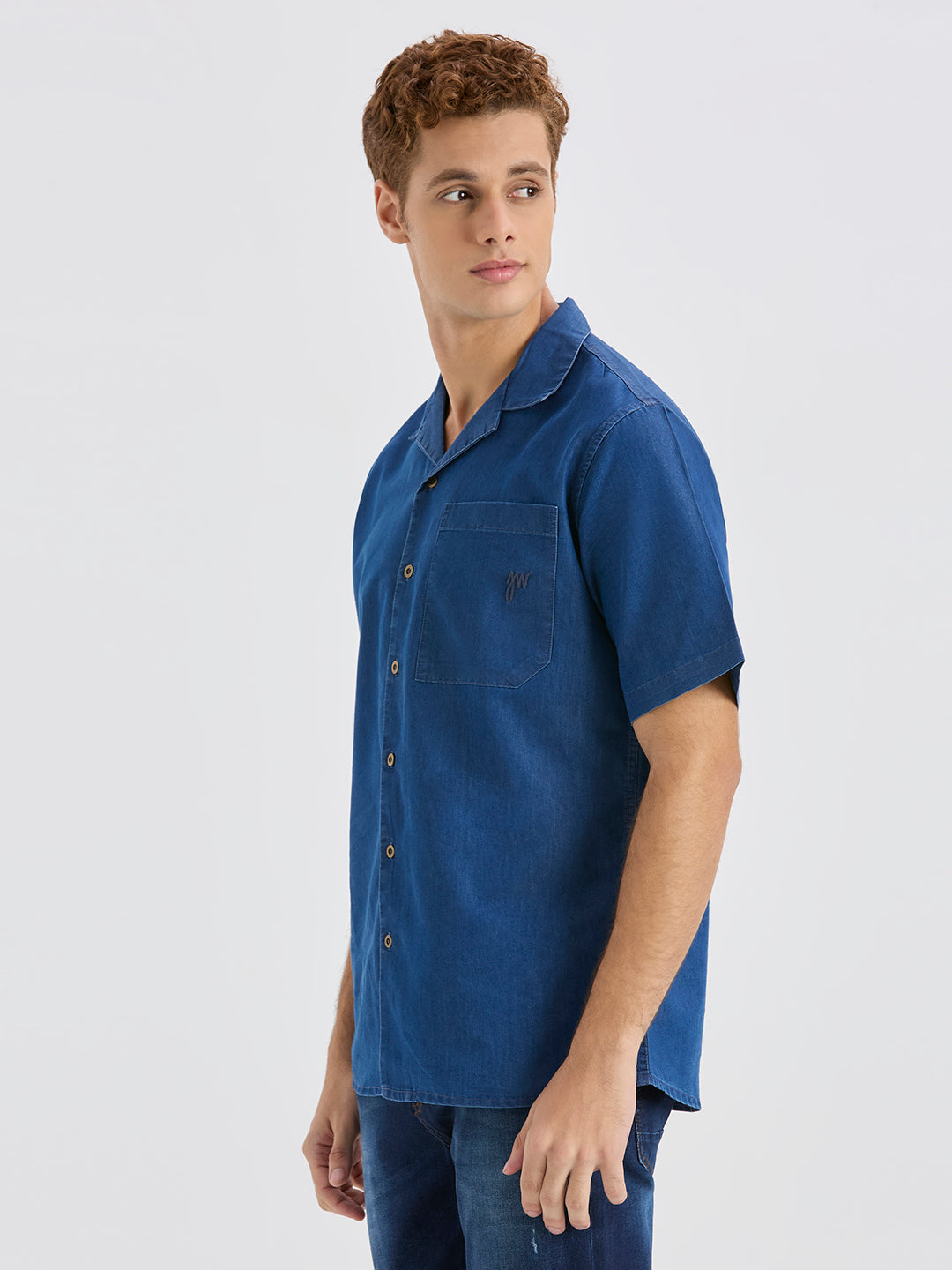 Raw Indigo Denim Shirt