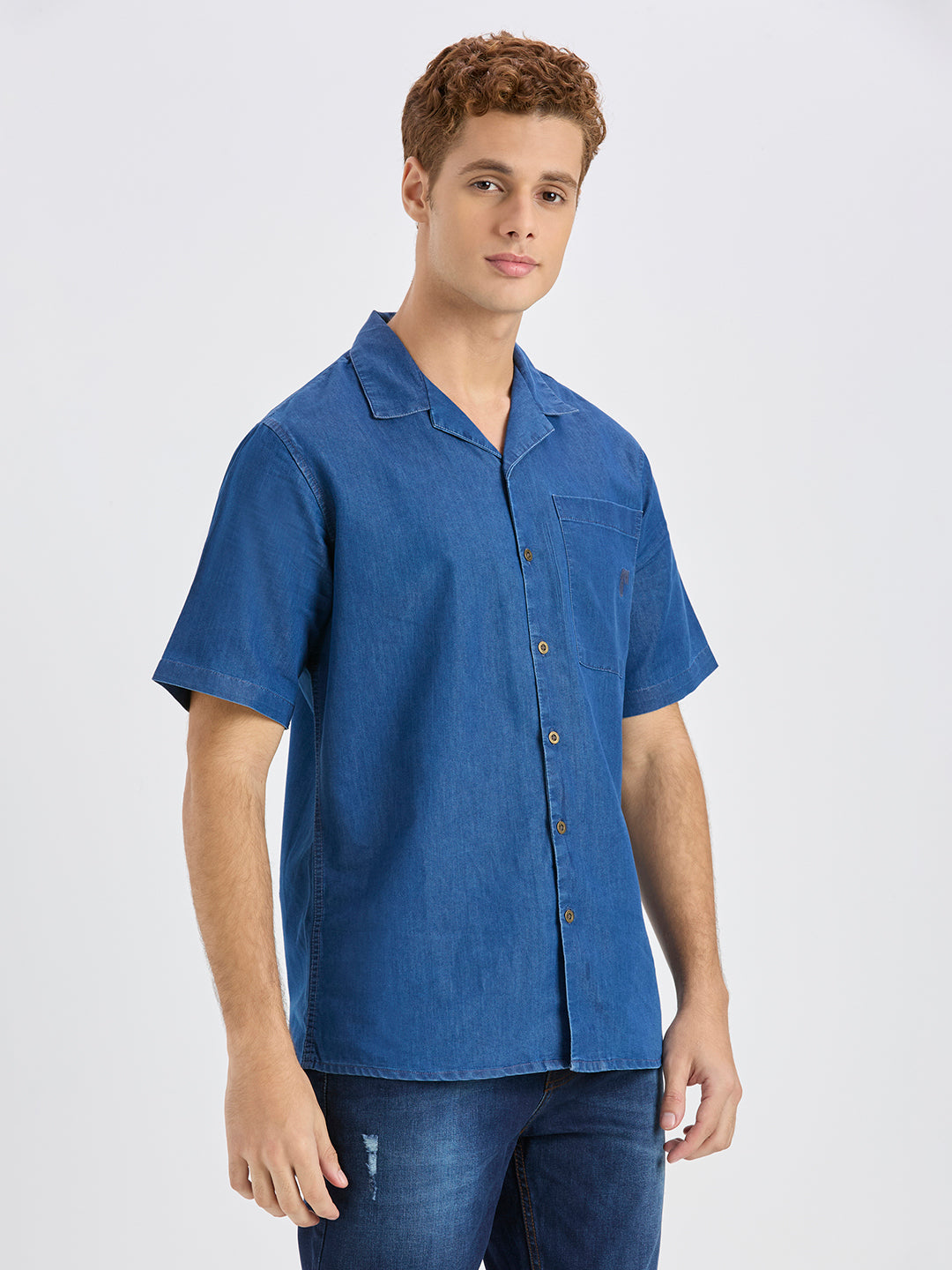 Raw Indigo Denim Shirt