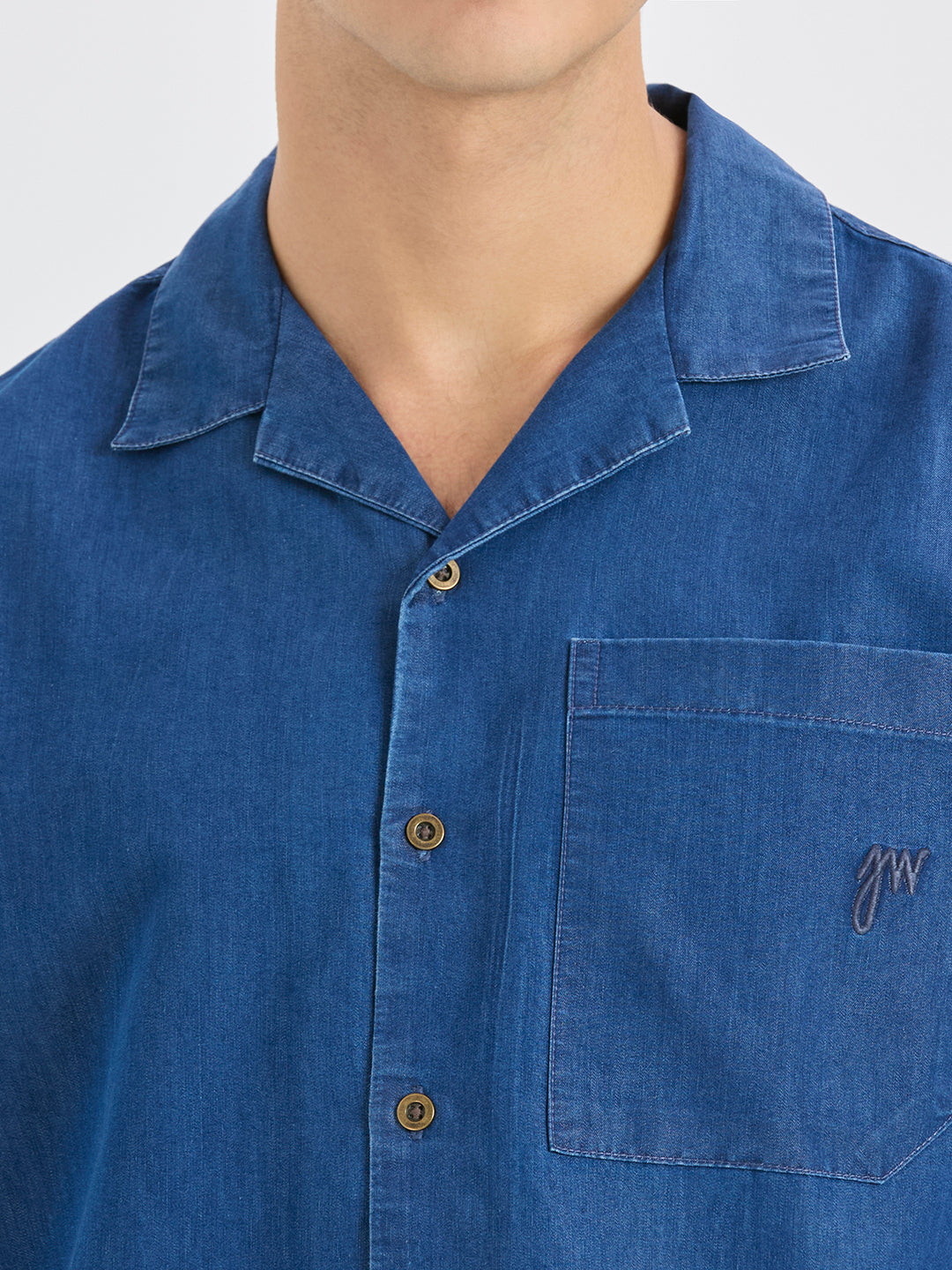 Raw Indigo Denim Shirt