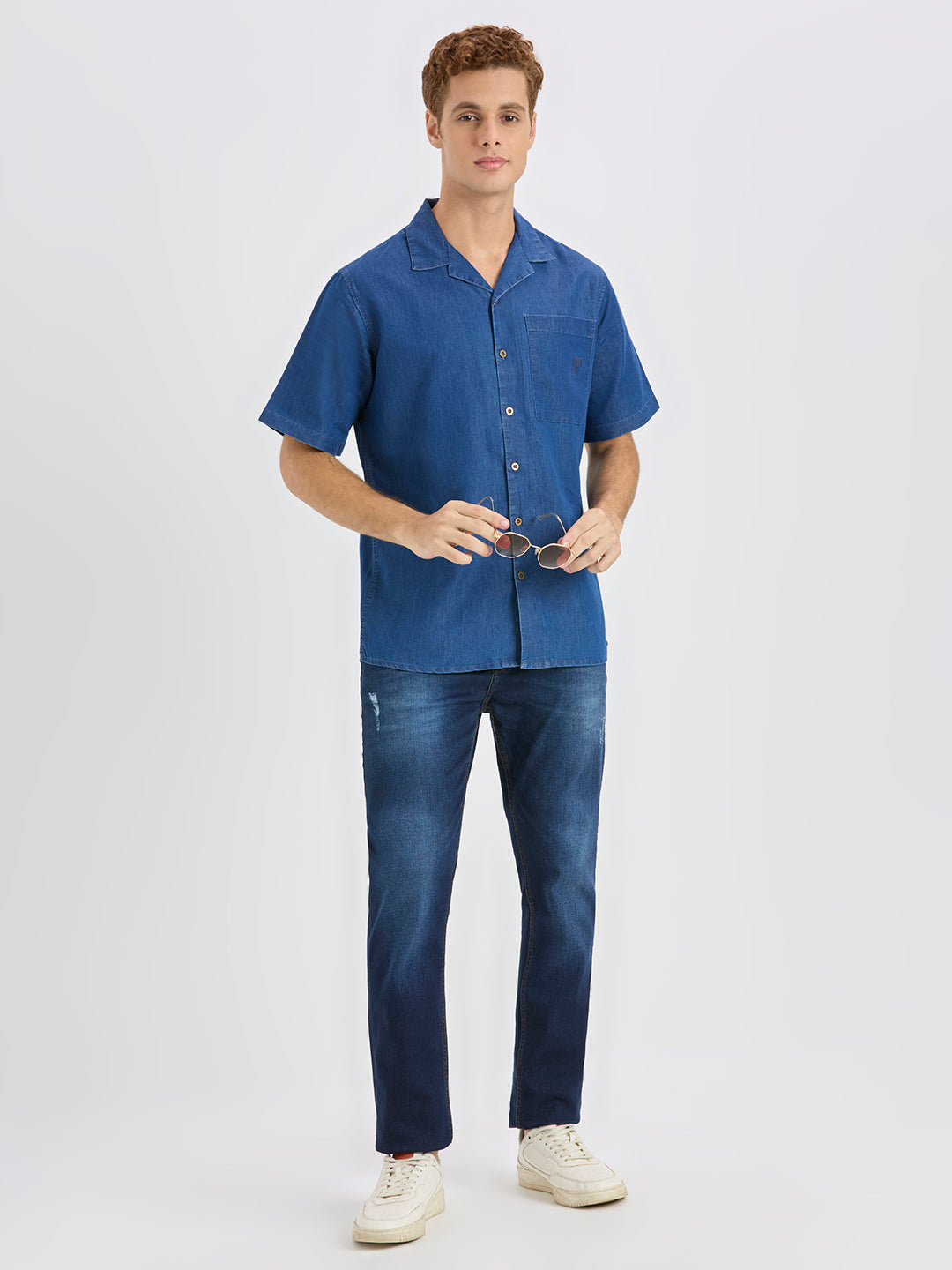 Raw Indigo Denim Shirt