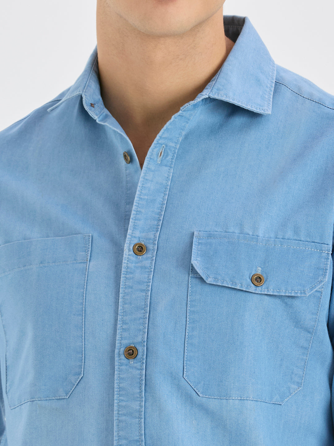 Powder Route Denim Shirt