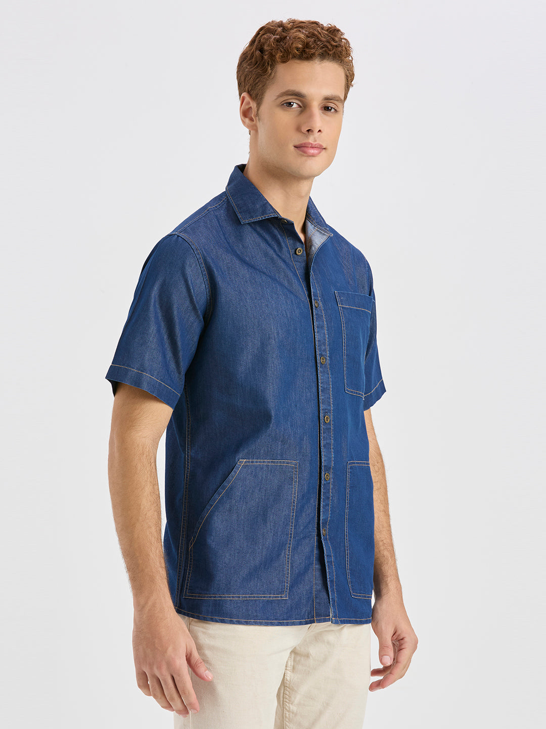 Midnight Utility Denim Shirt