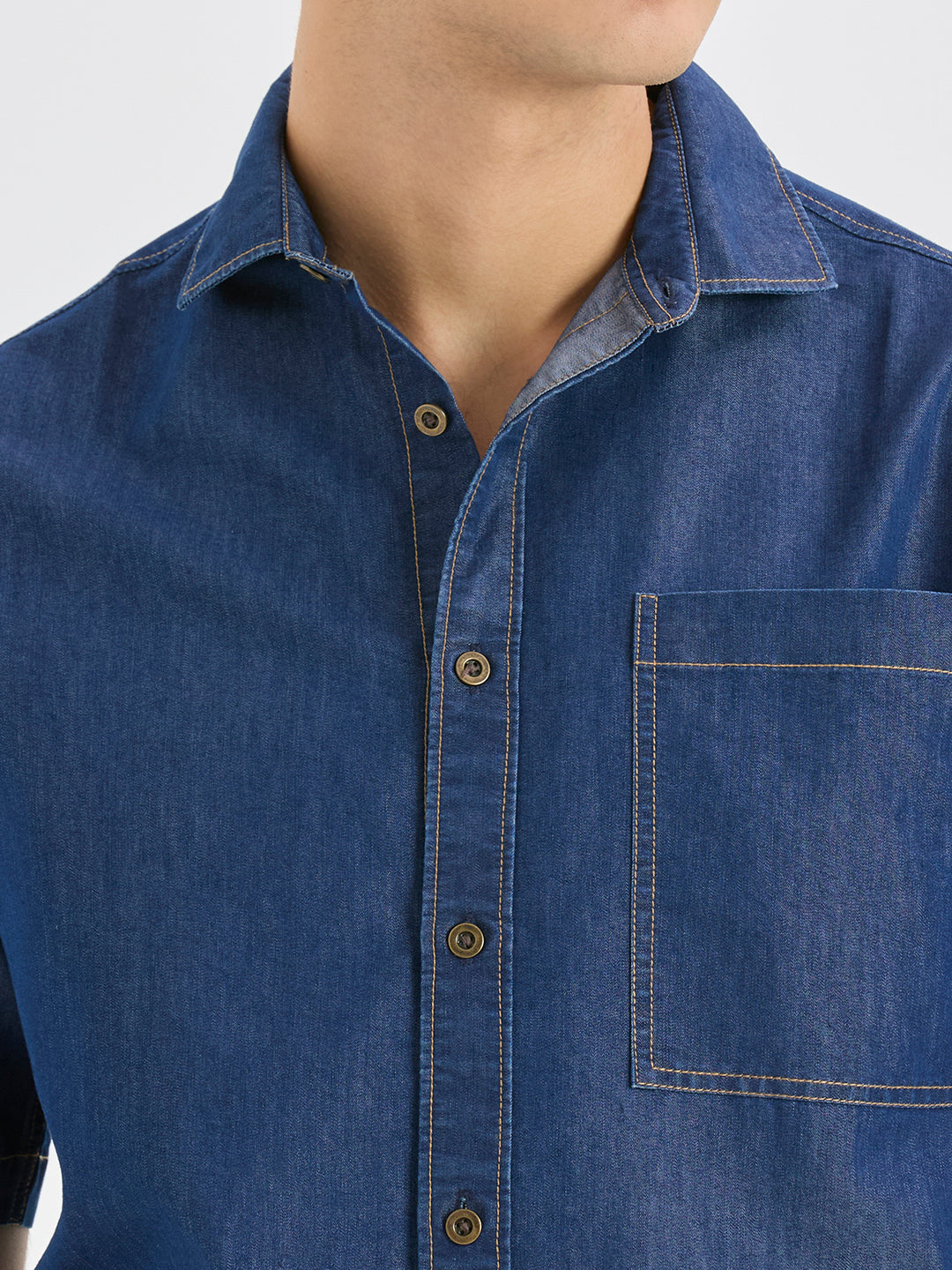 Midnight Utility Denim Shirt