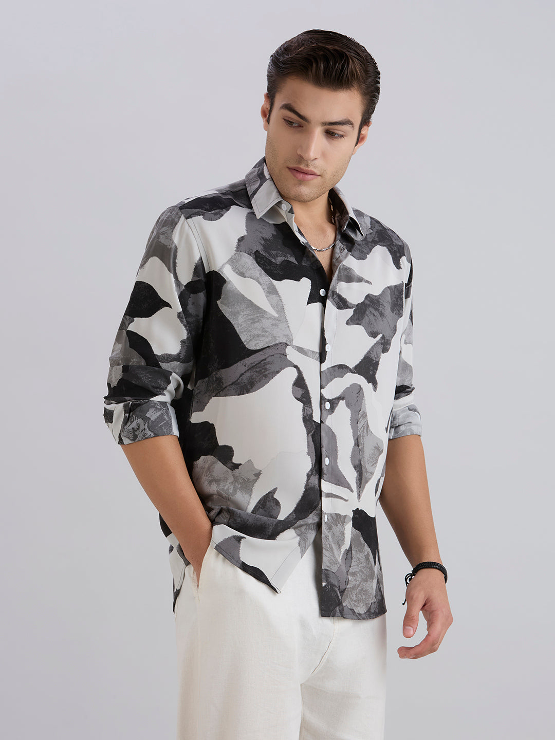 Lucid Printed Shirt - Black