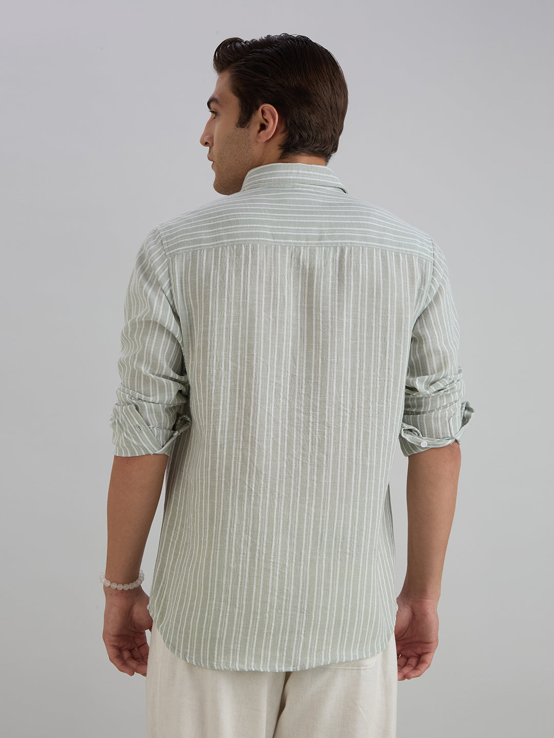Horizon Stripes Shirt - Green
