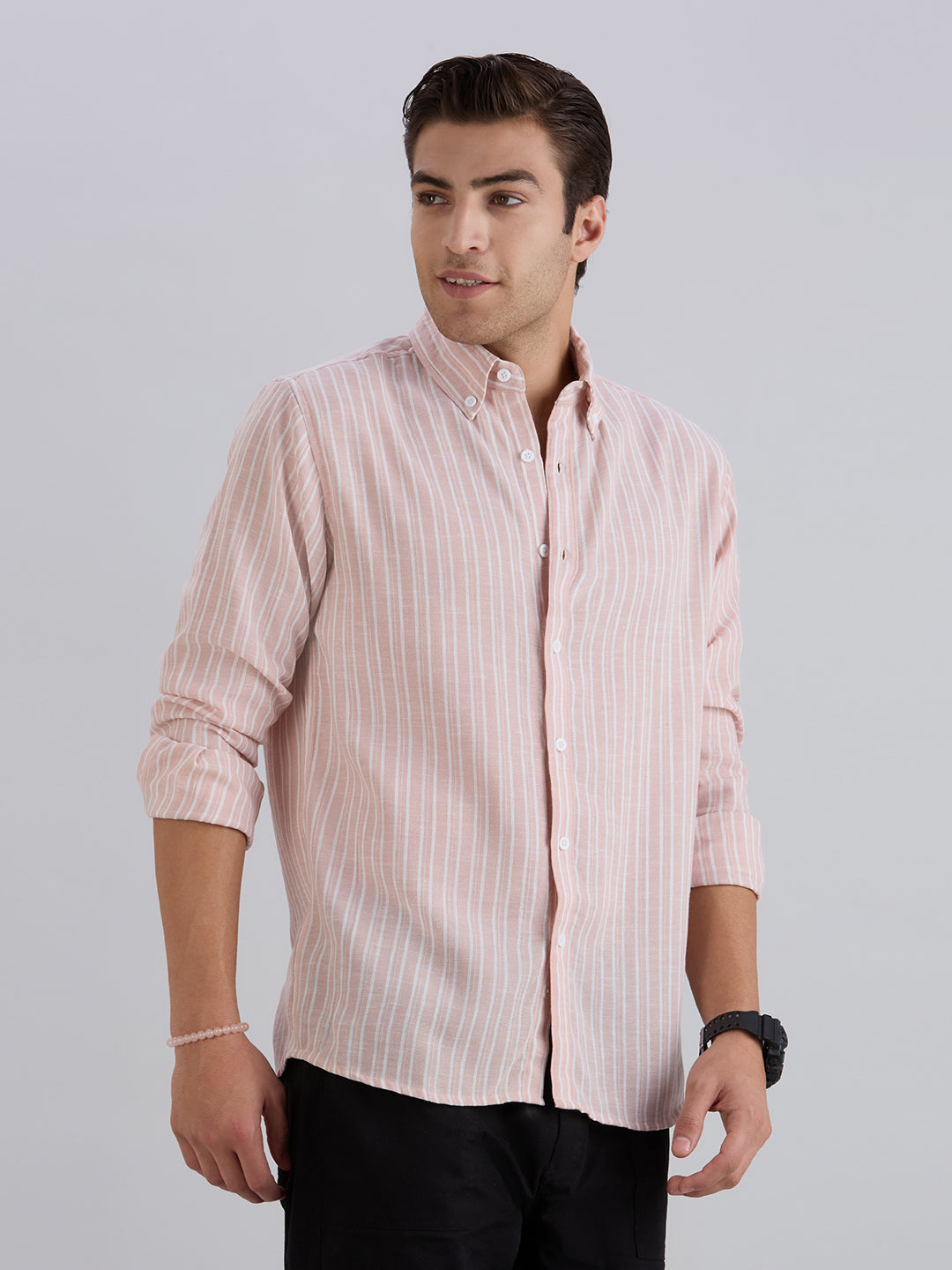 Horizon Stripes Shirt - Pink