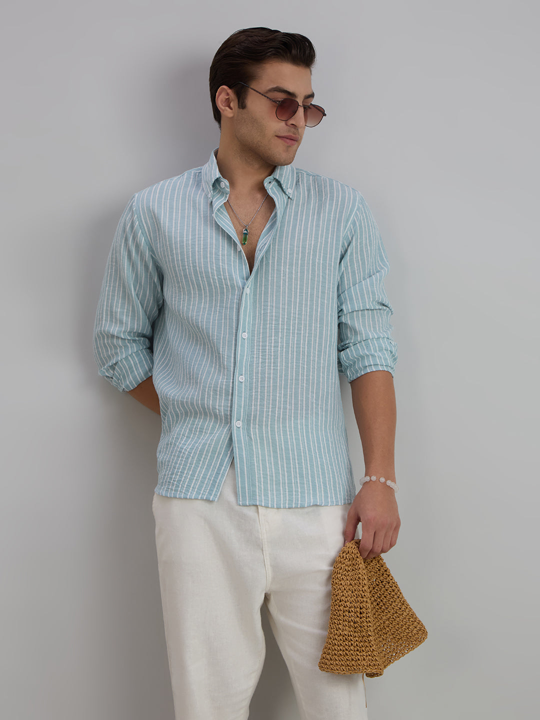 Horizon Stripes Shirt - Blue