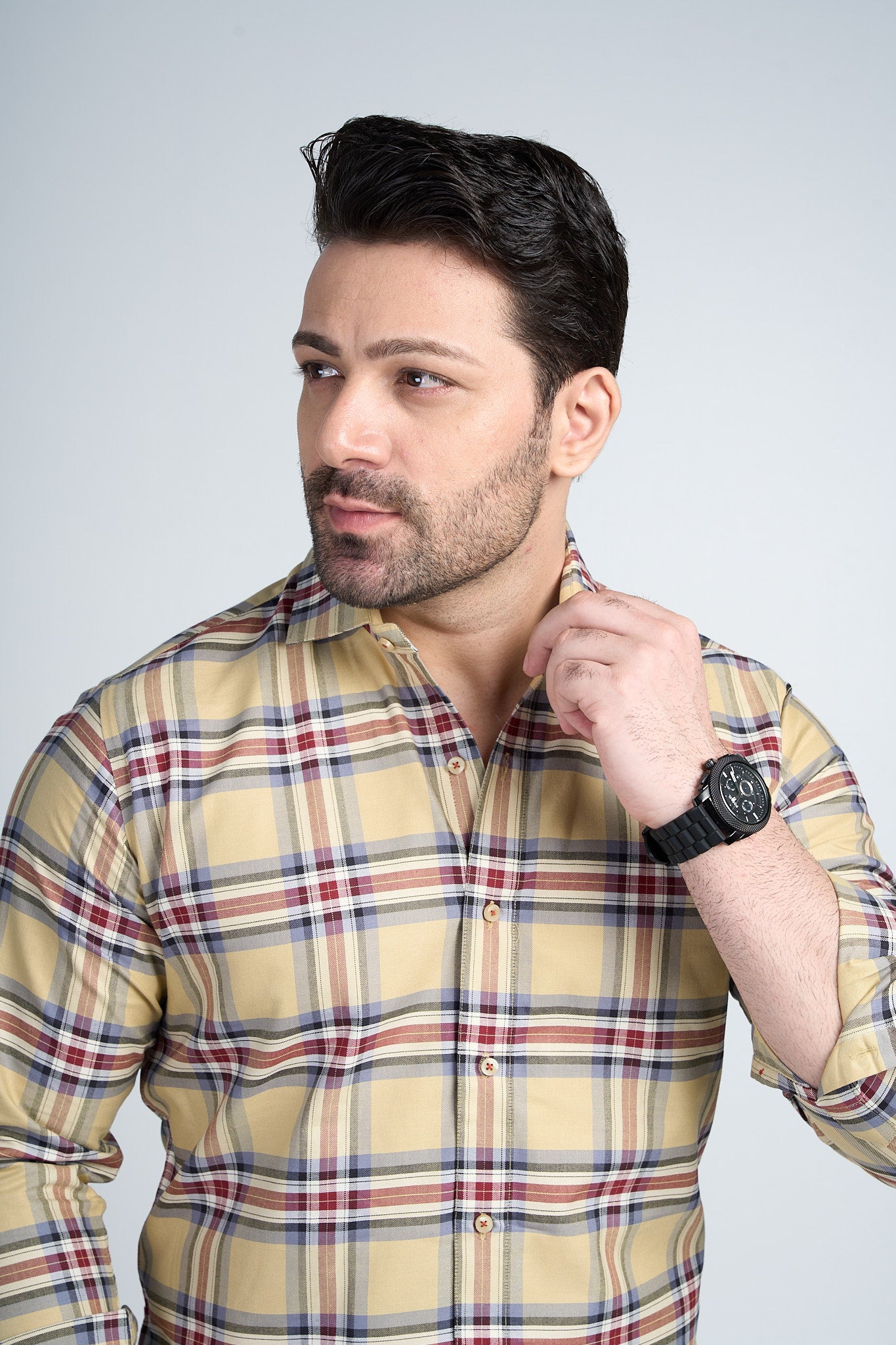 Jake - Checkered Slim Fit Shirt