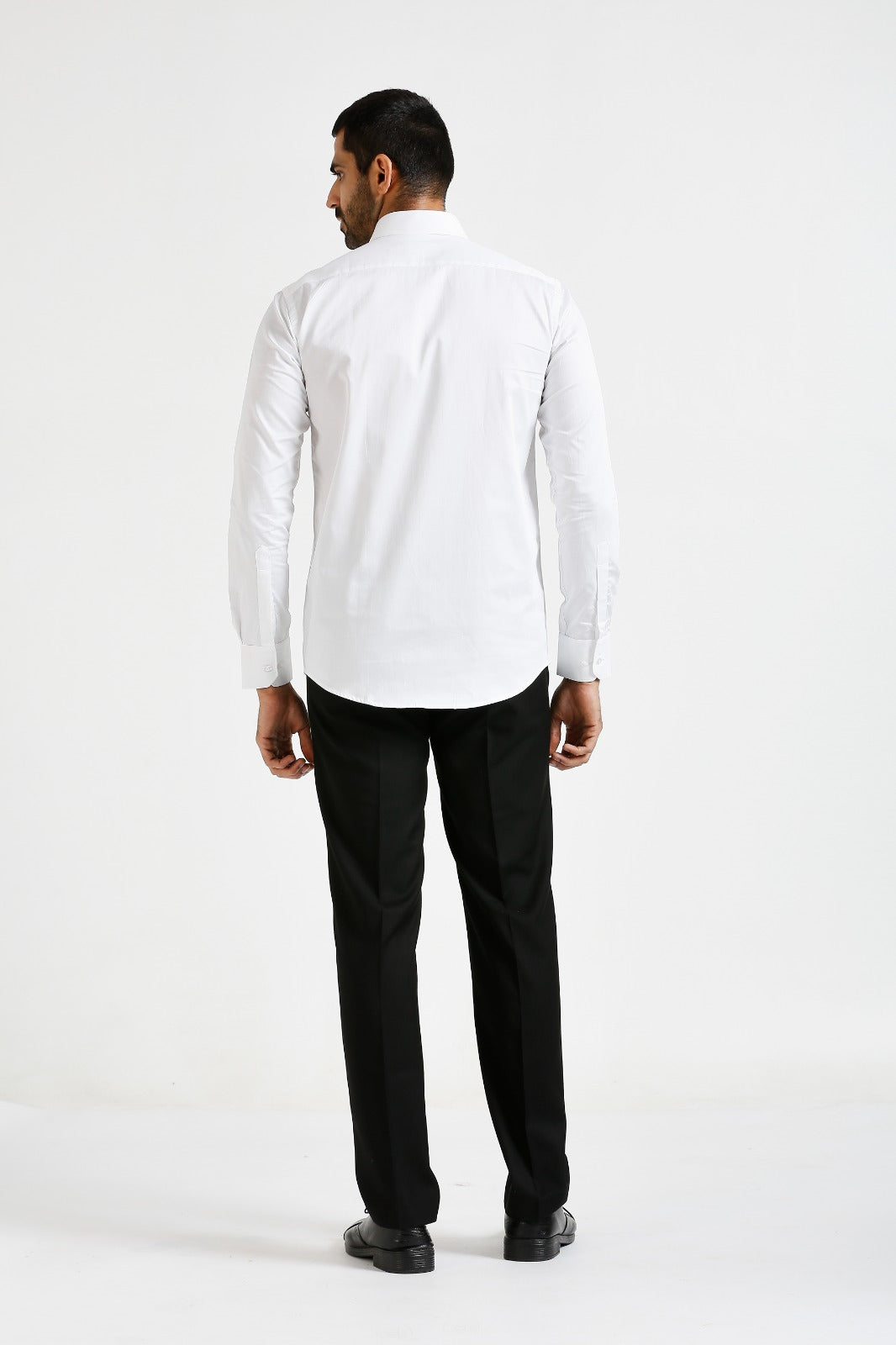 Moonlight - Satin Slim Fit Shirt - White