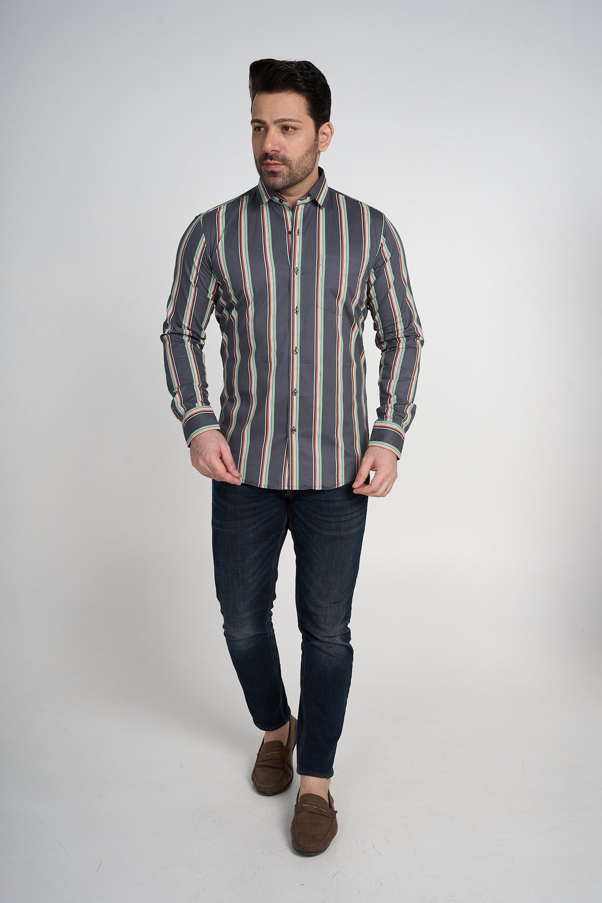 Caerphilly - Stripe Shirt