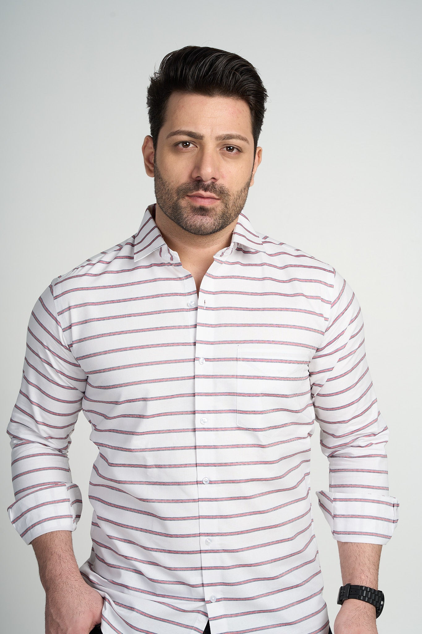 Trafford - Stripe Shirt