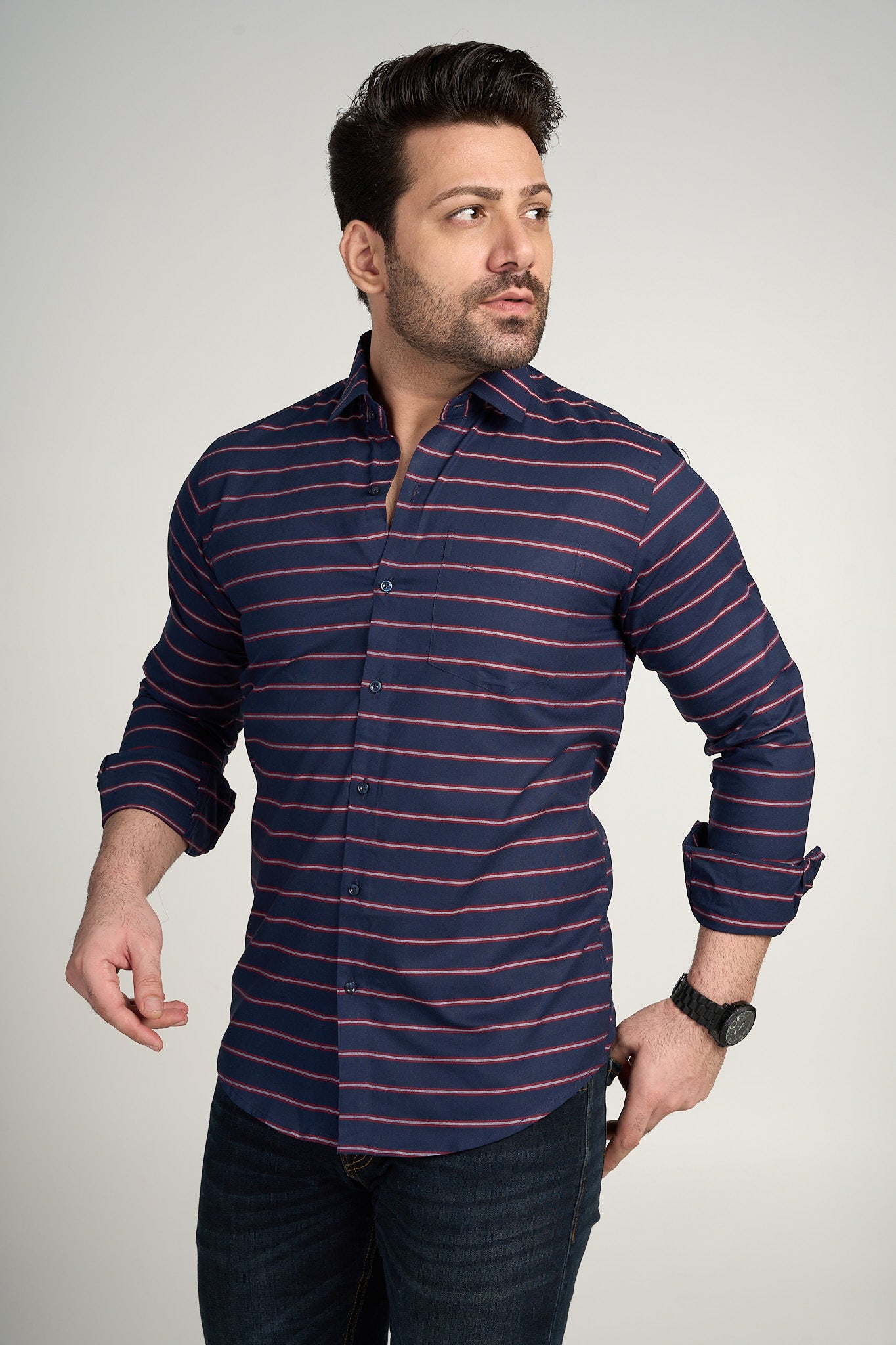 Cynon - Stripe Shirt