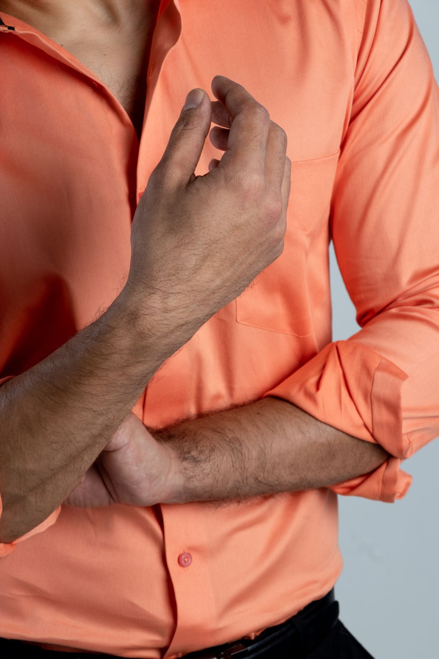 Chase Orange - Dobby Shirt - John Watson