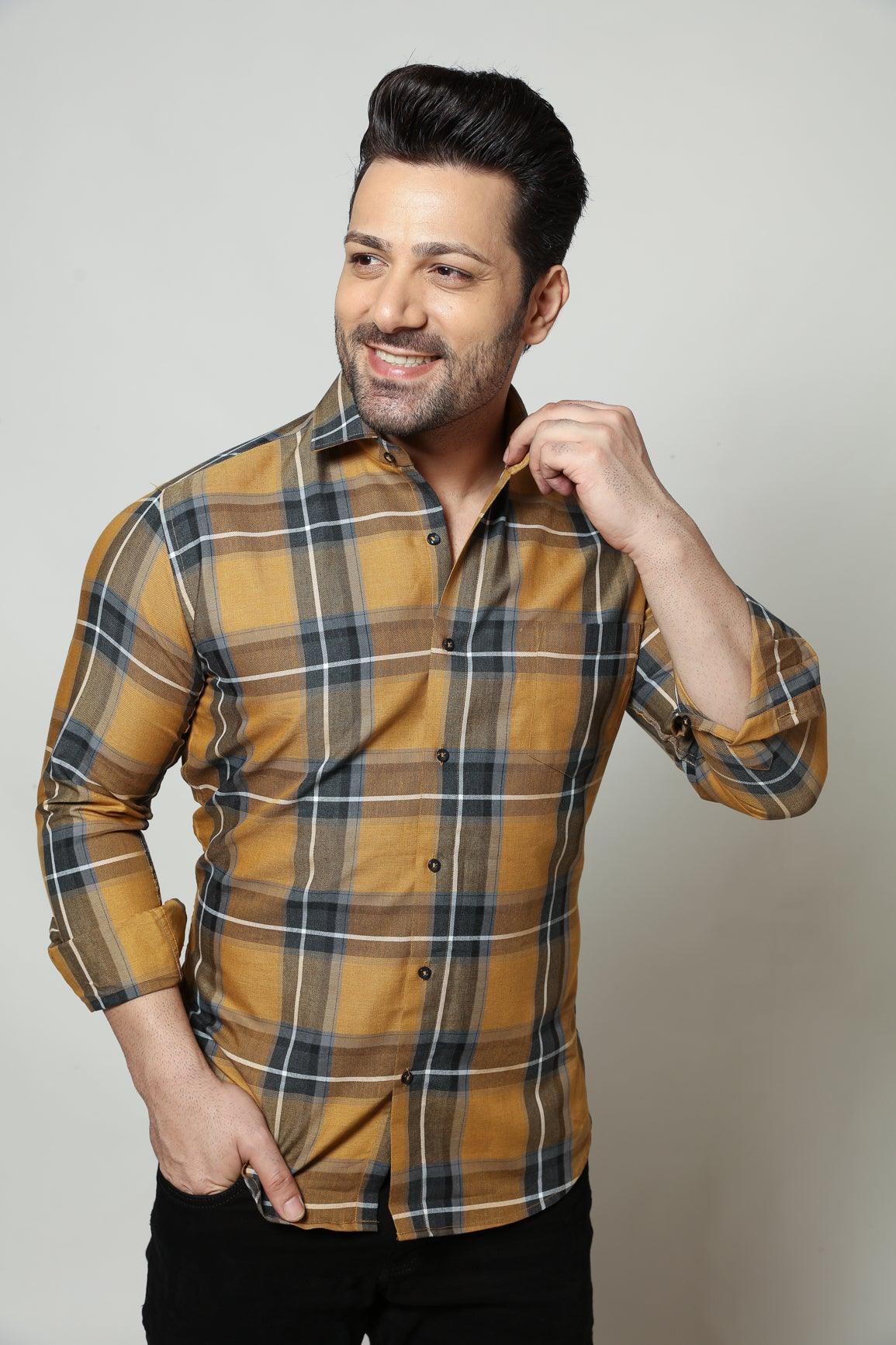 Alfie - Checkered Slim fit Shirt - John Watson