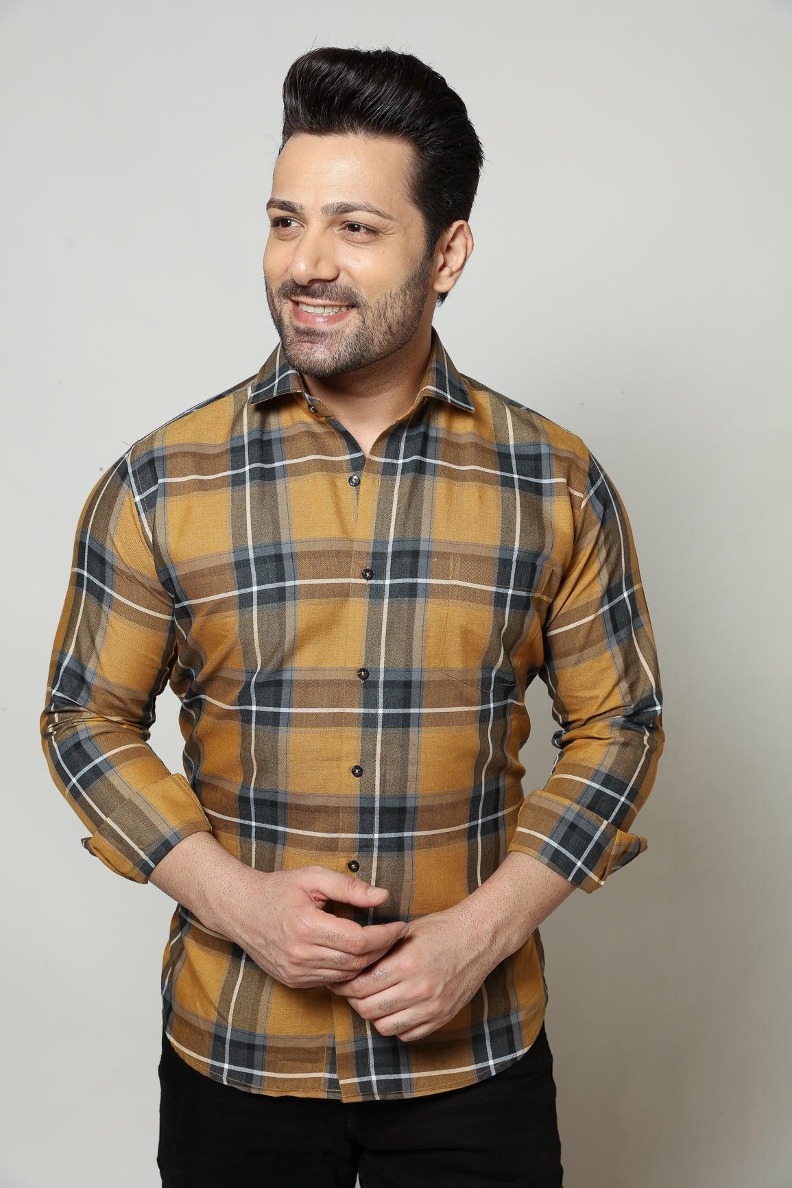 Alfie - Checkered Slim fit Shirt - John Watson