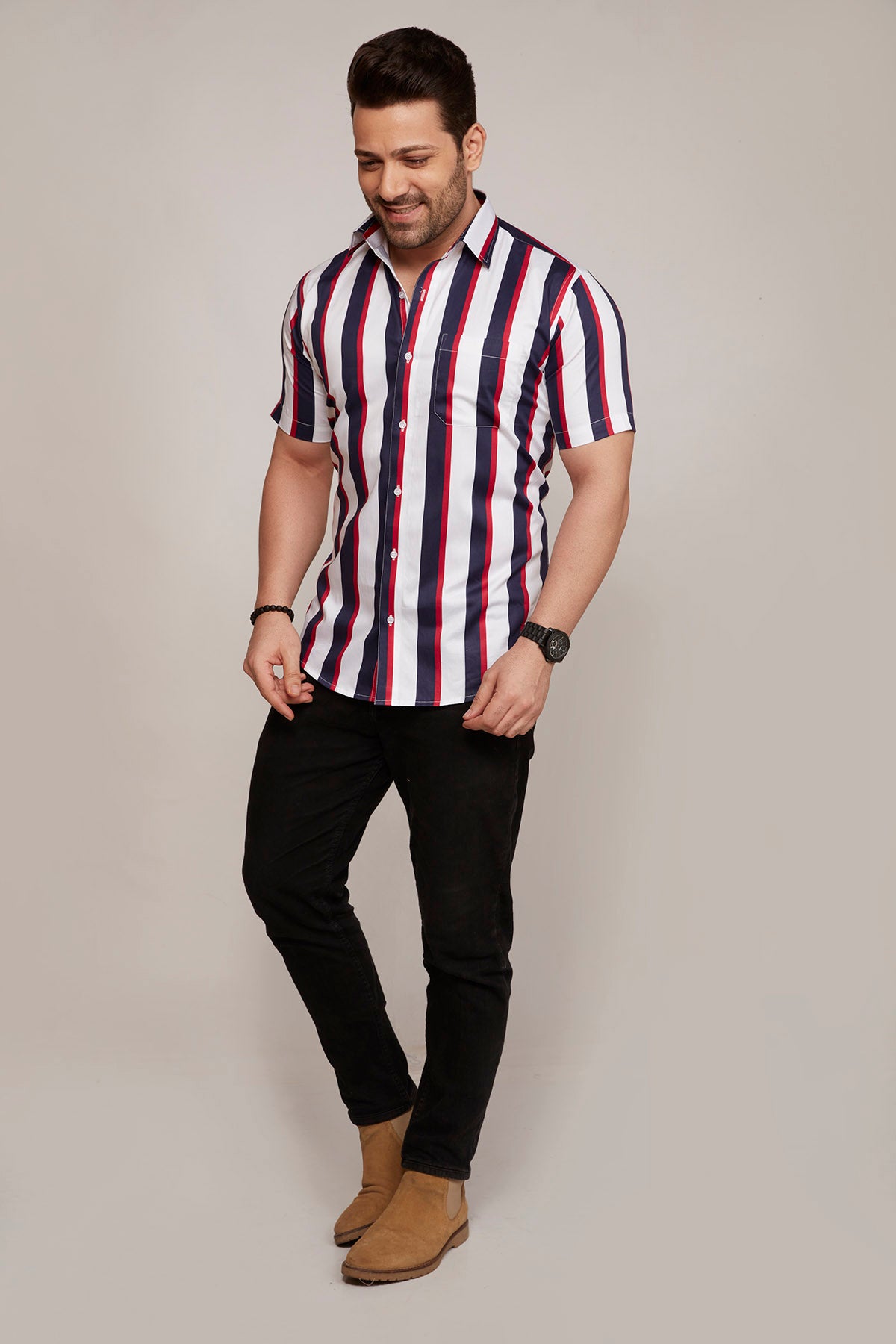 Whitley - Printed half sleeve - John Watson