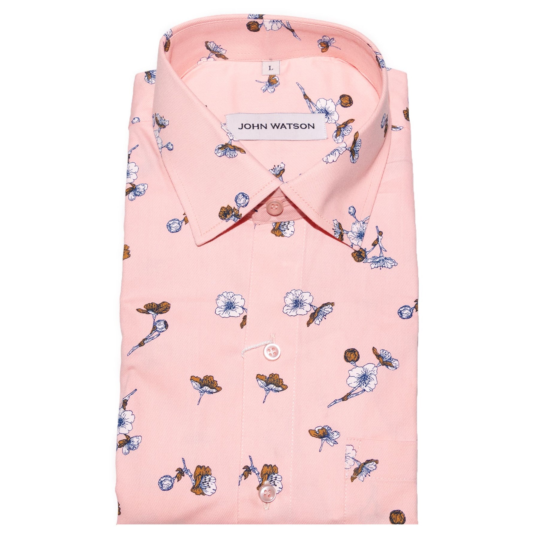 Owlet - Printed Twill Shirt - Pink - John Watson
