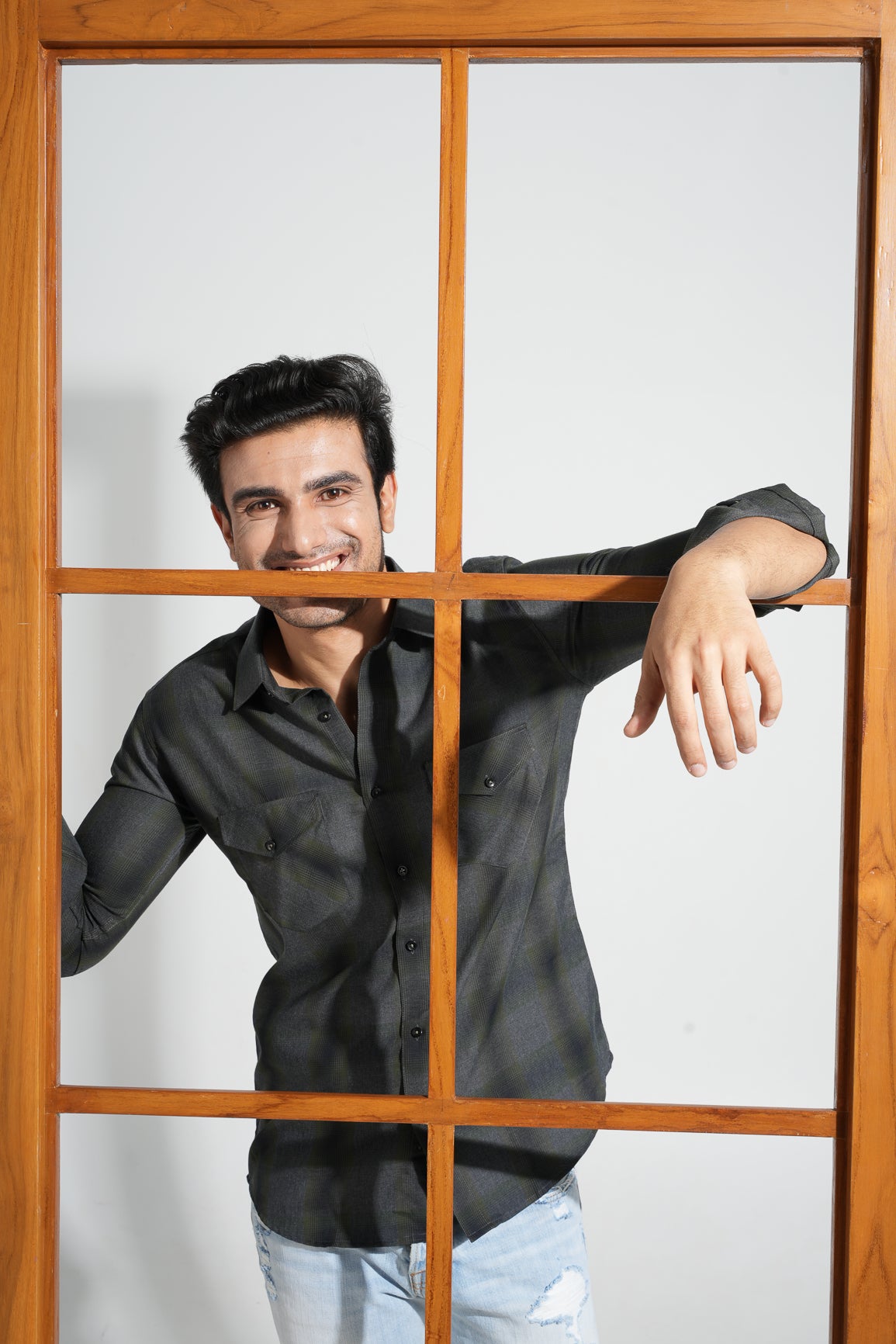 Alioth - Casual Double Pocket Slim Fit Shirt