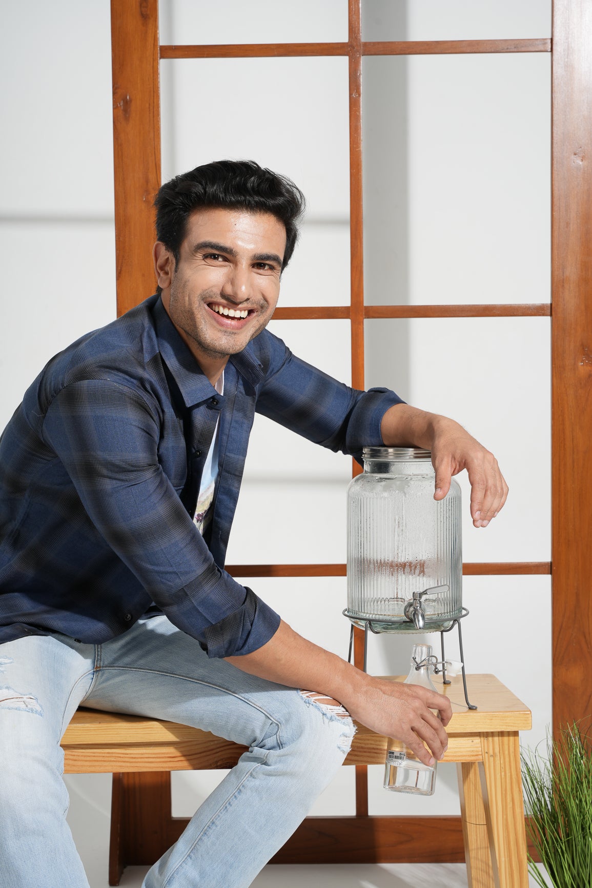 Alzirr - Casual Double Pocket Slim Fit Shirt