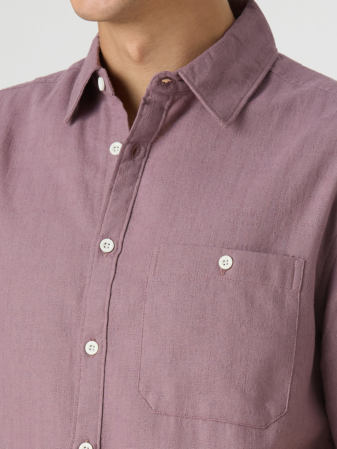 Crackle Half-Sleeves shirt - Dessert Rose