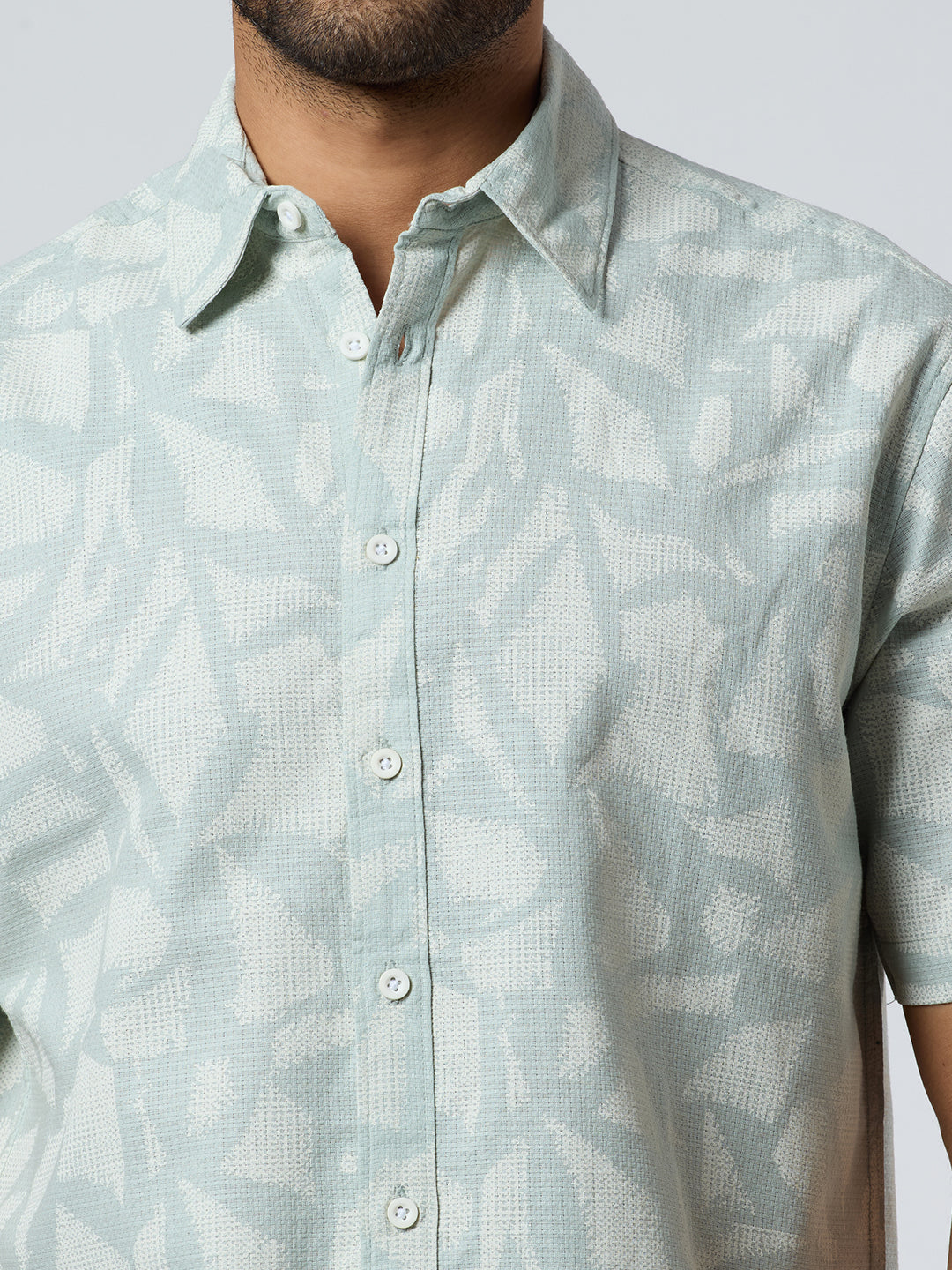 Delta Half-Sleeves shirt - Green