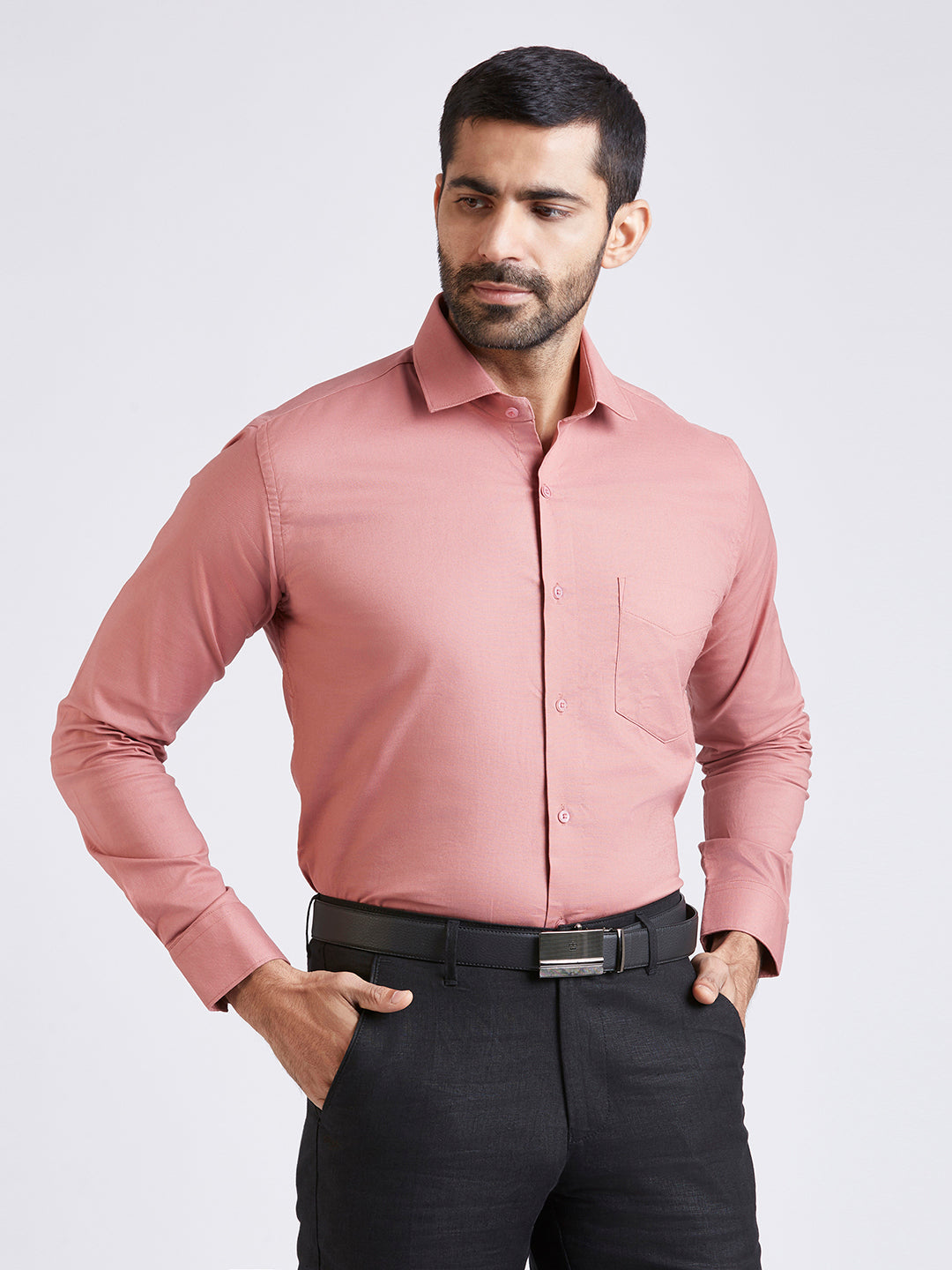 Wayfarer's Pink - Oxford slim fit shirt