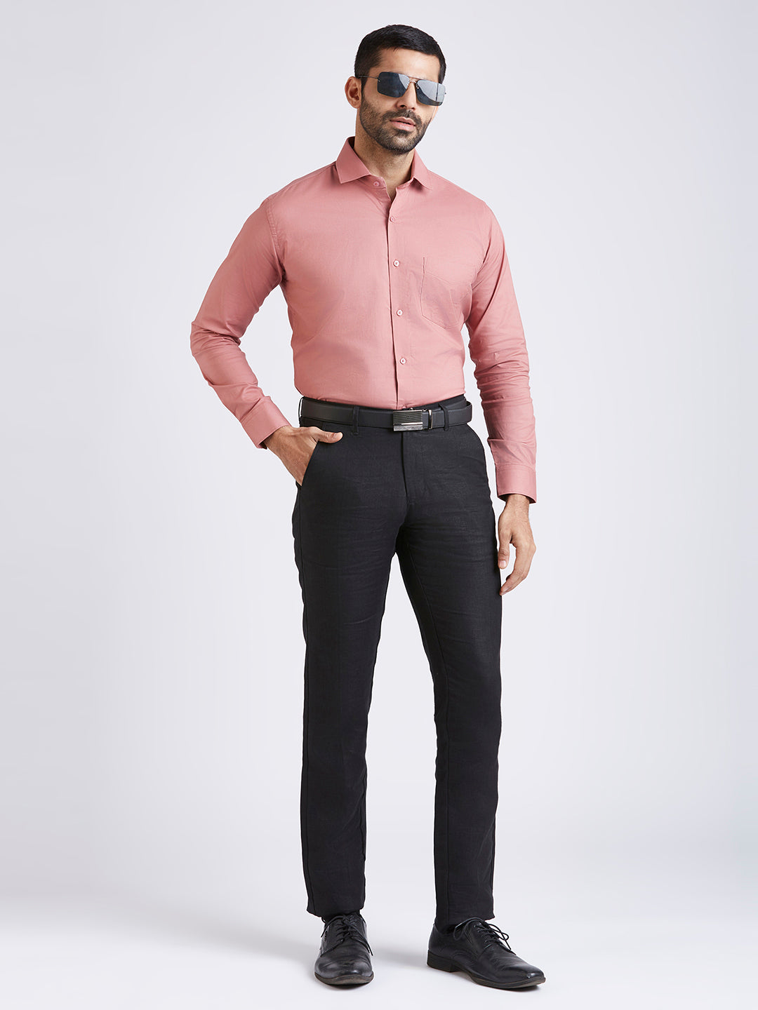 Wayfarer's Pink - Oxford slim fit shirt