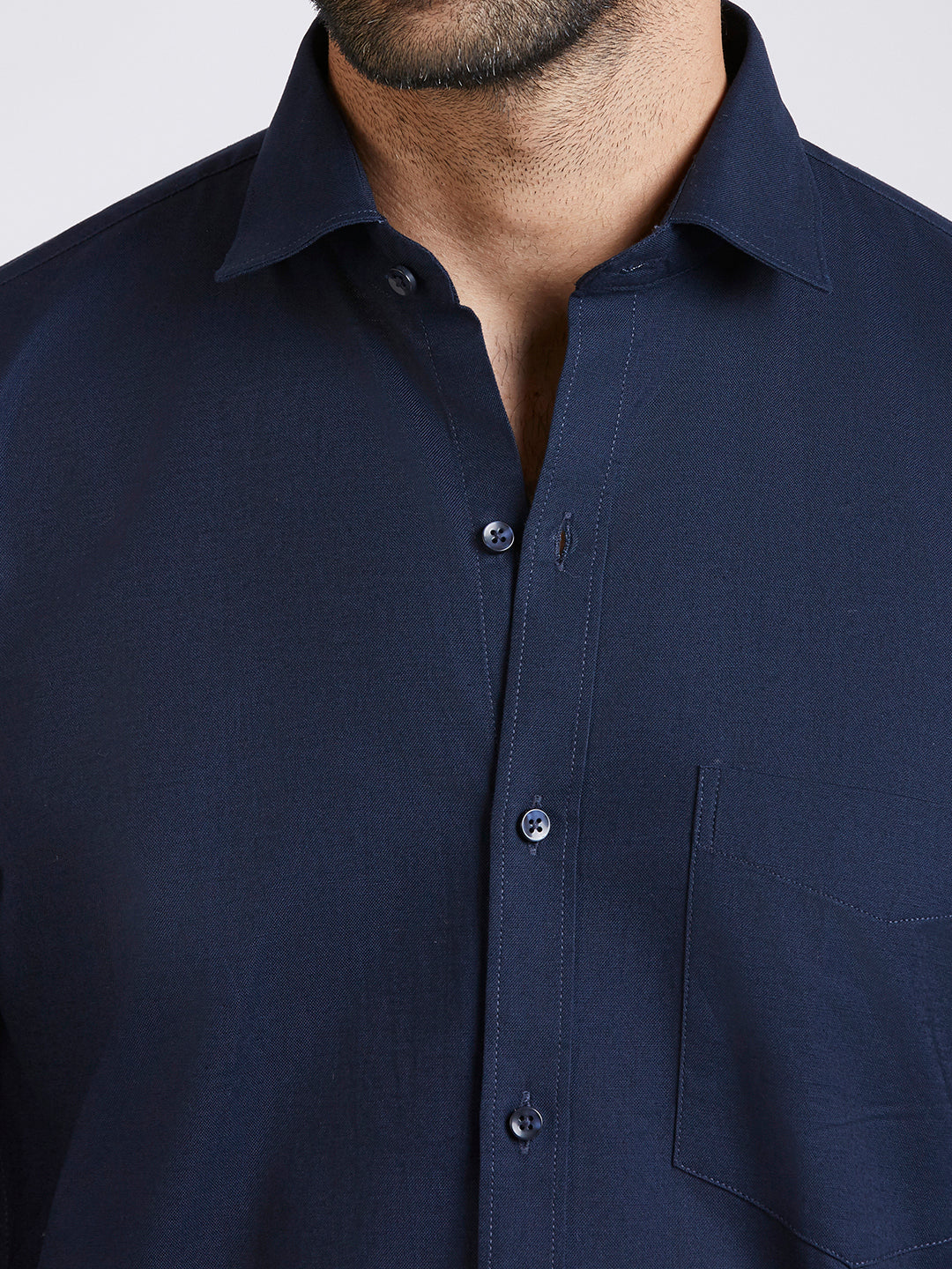 Darbari Blue - Oxford Slim fit shirt