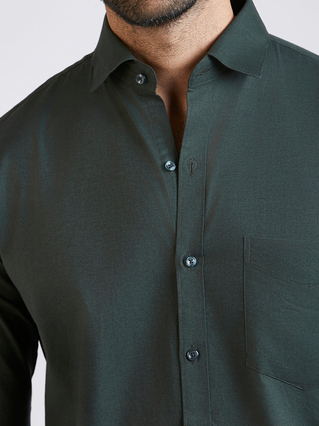 Tuscany Green - Oxford slim fit shirt