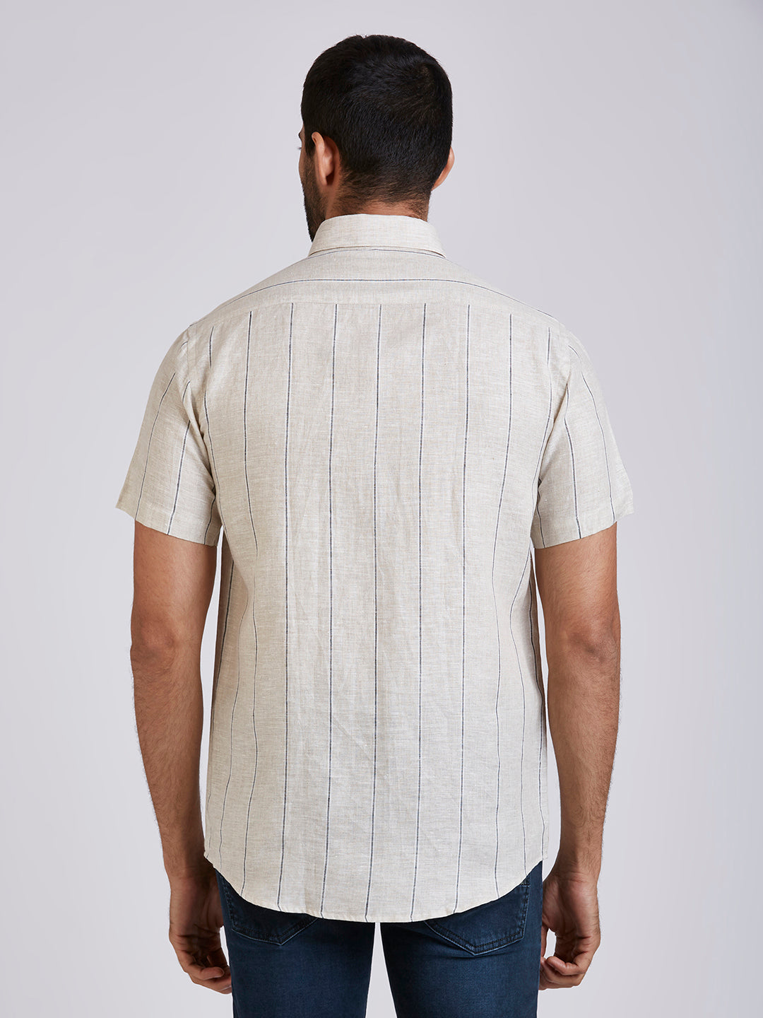 Slok - Pure Linen stripe shirt