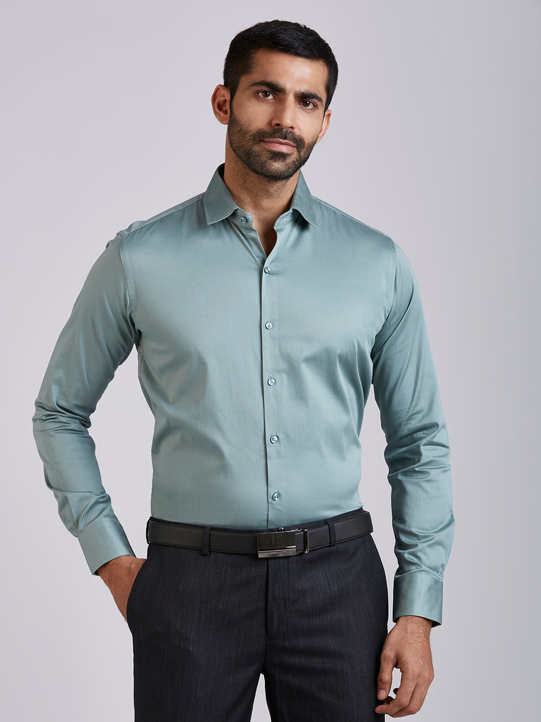 Meridian - Satin Slim Fit Shirt