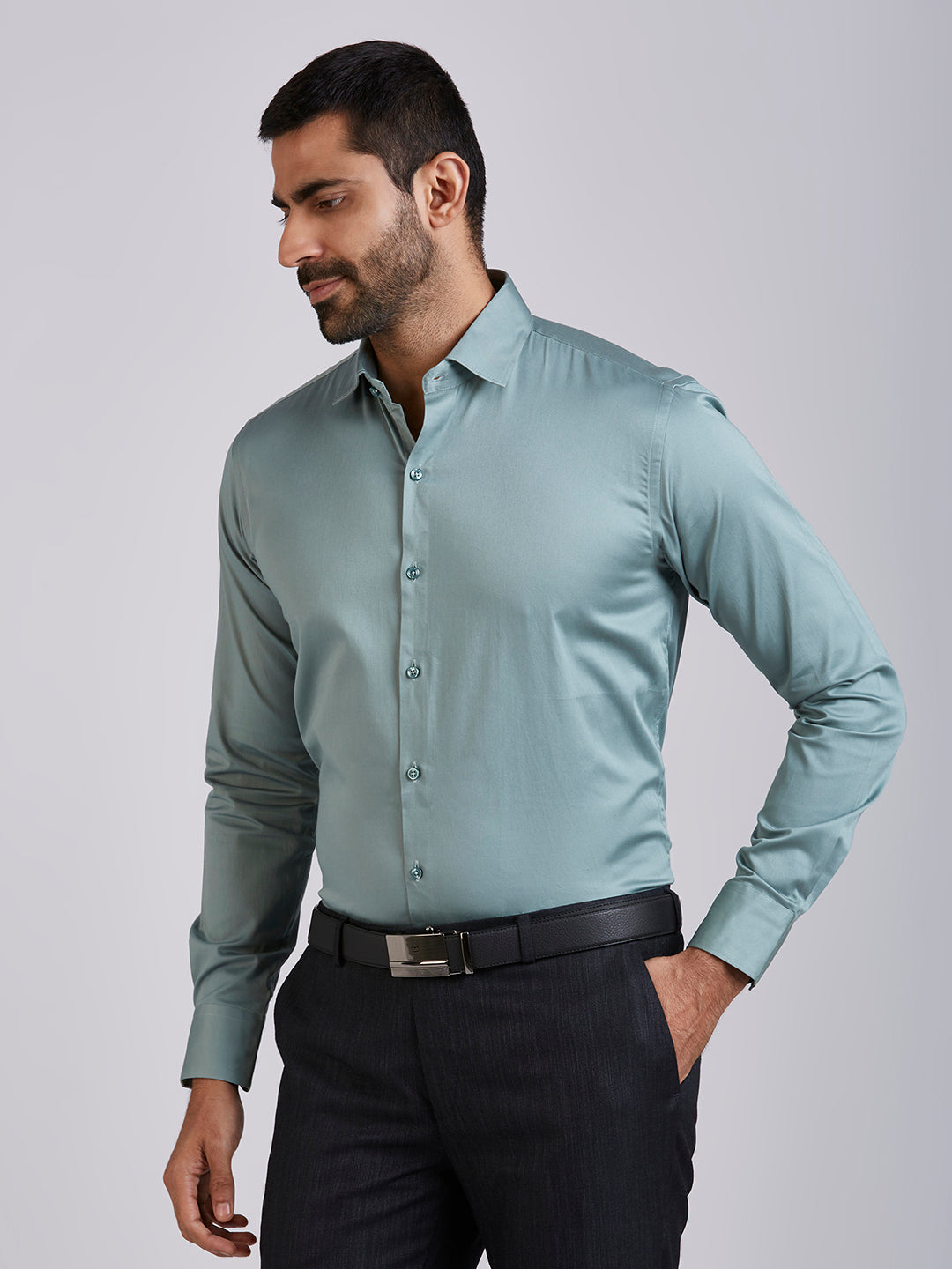 Meridian - Satin Slim Fit Shirt