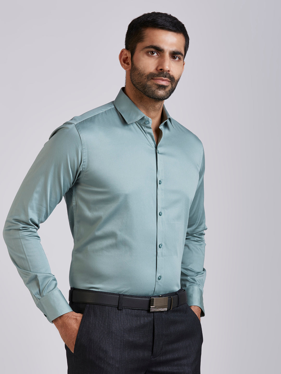 Meridian - Satin Slim Fit Shirt