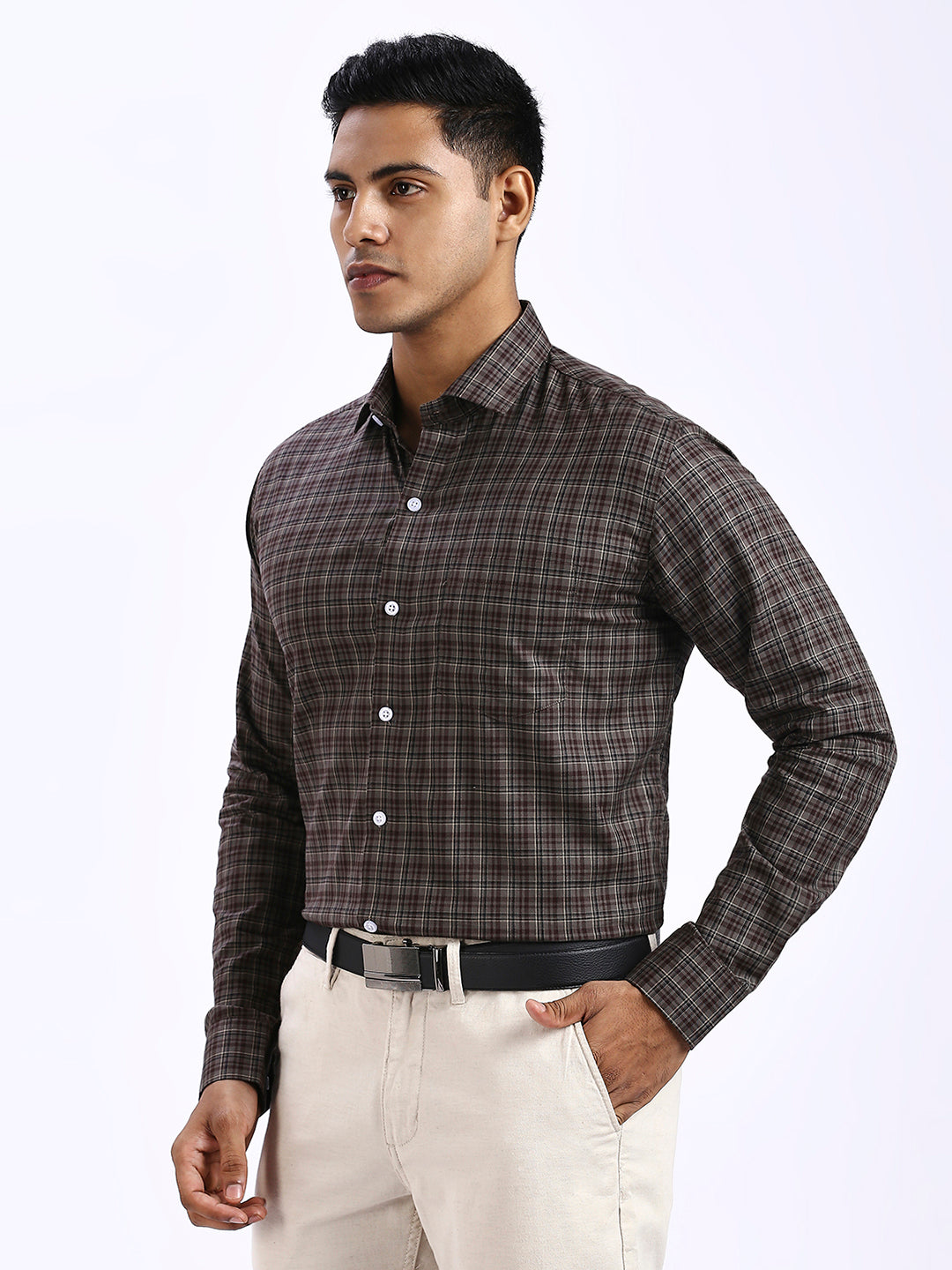 Clin - Slim fit Checkered Shirt